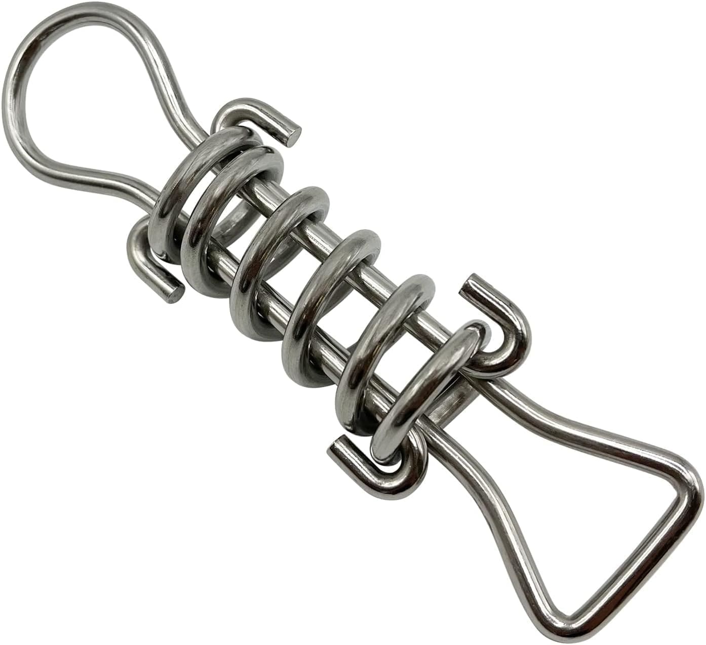 Poolzilla SHORT-SPRING-1PK 1 PC Stainless Steel 5.25 In. Short Spring with D Ring for Cover Spring for Pool Closing