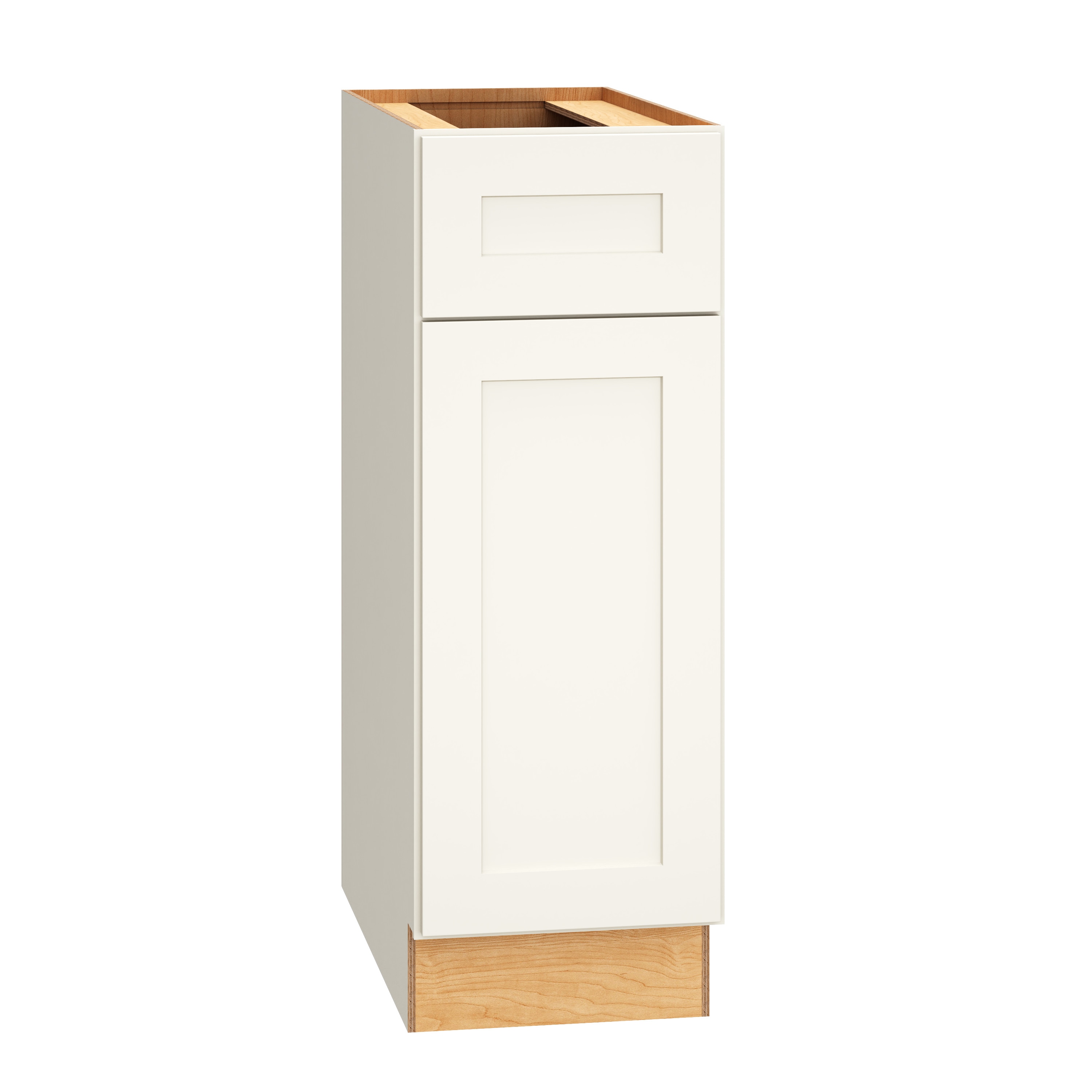 RELIABILT 332 B12R Pinnacle 12-in W x 34.5-in H x 24-in D White Base Fully assembled Plywood Cabinet (Recessed Panel Slab)