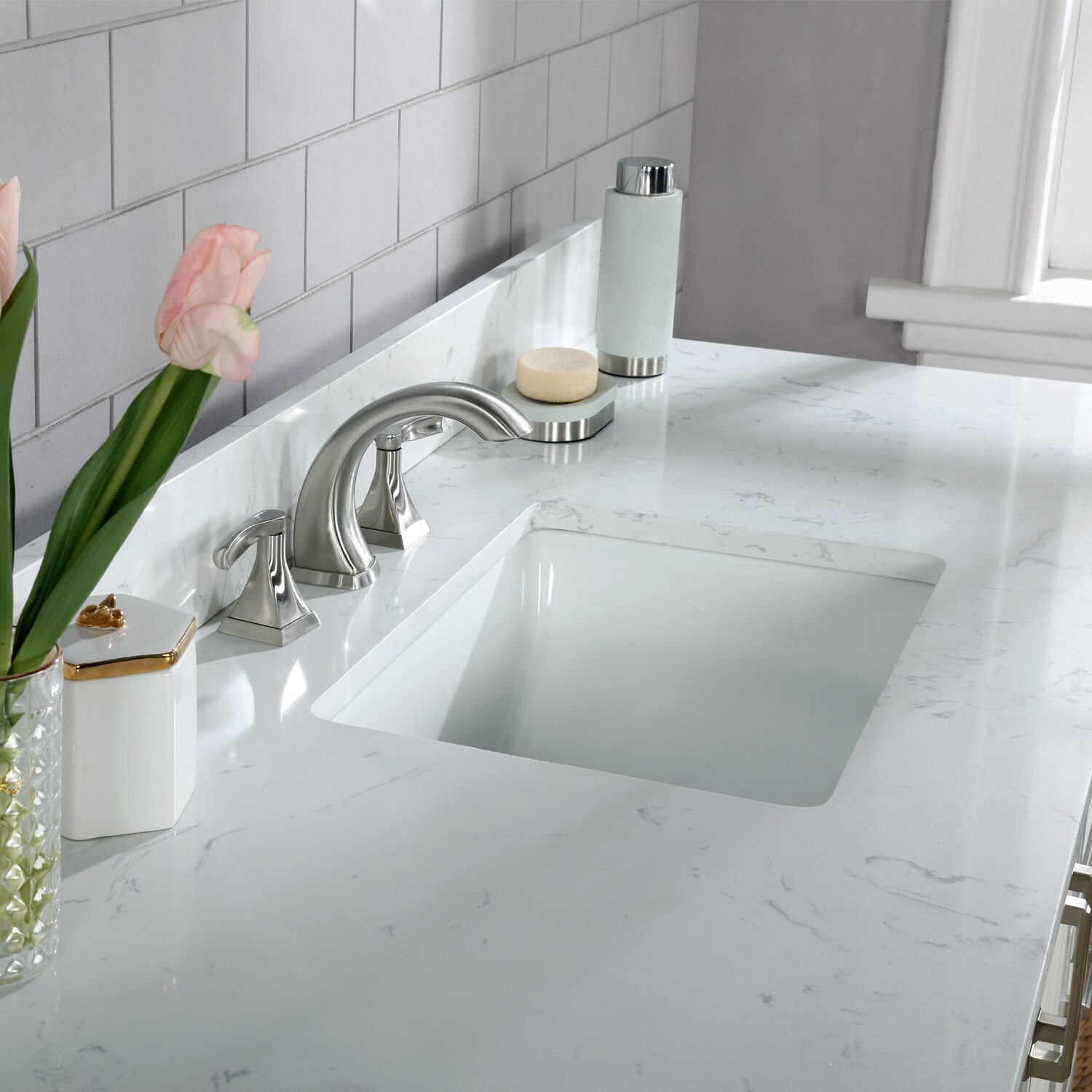 Altair 538060S-WH-AW-NM Bath-Vanity-Combo - View #3