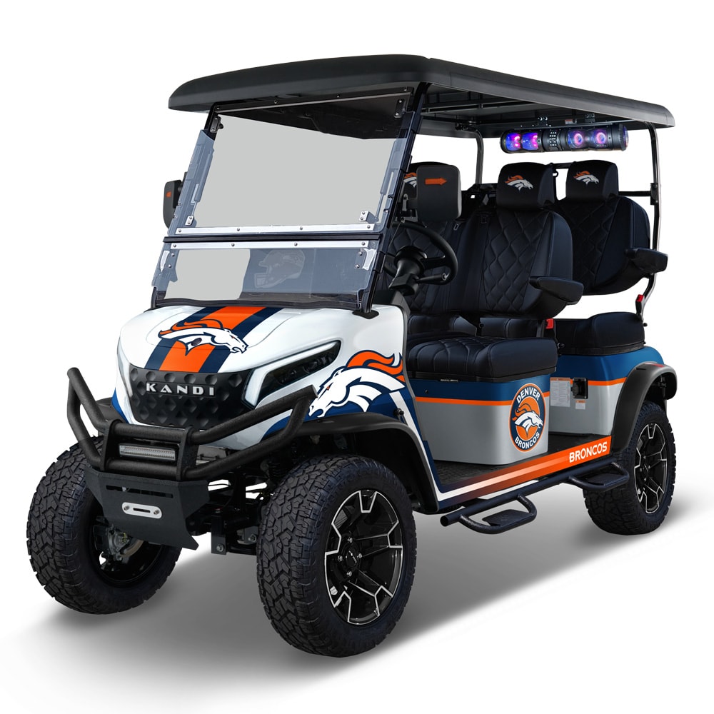 kandi 4 seat forward facing electric golf cart