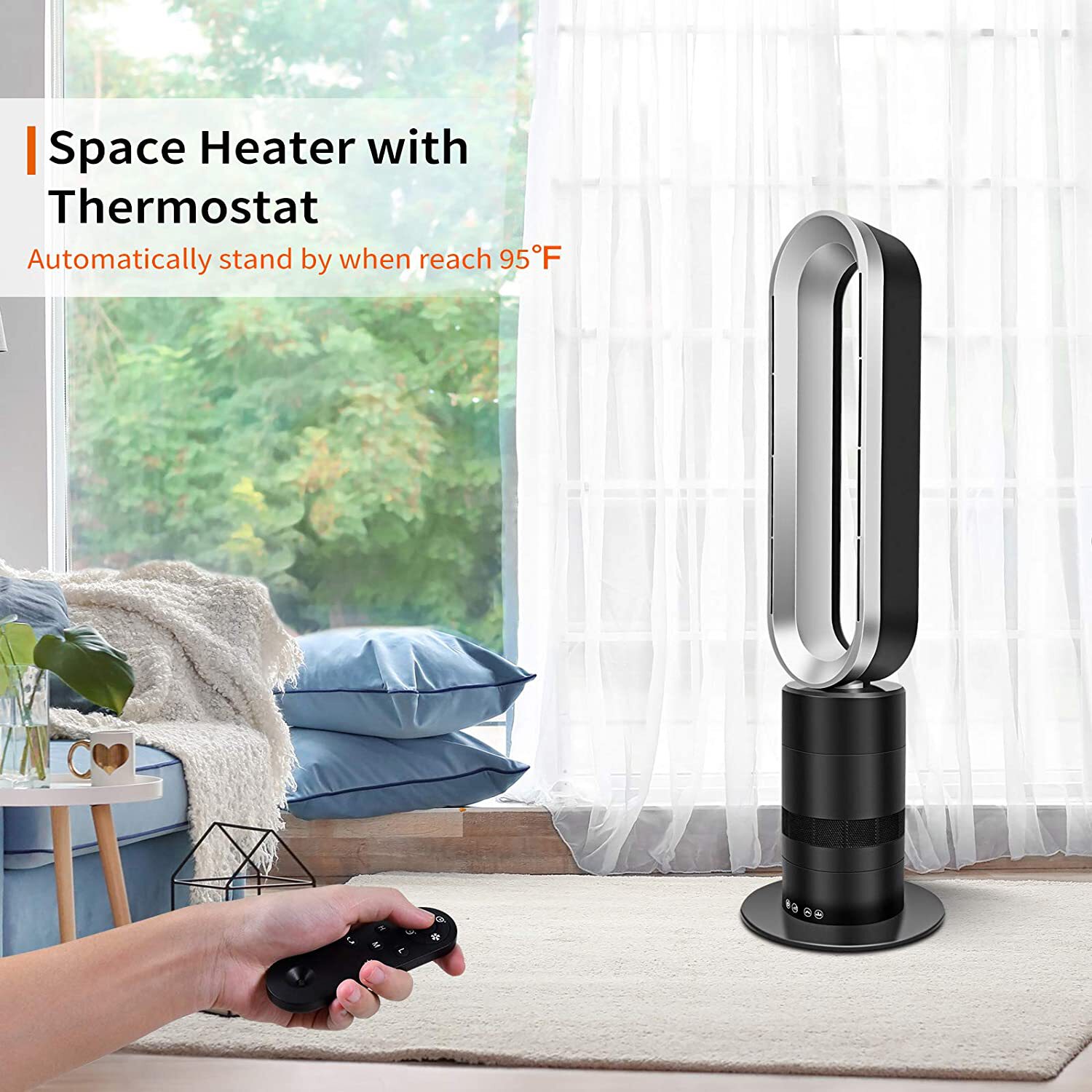Kahomvis DHS-QPHF-32GS Portable-Electric-Heat - View #4