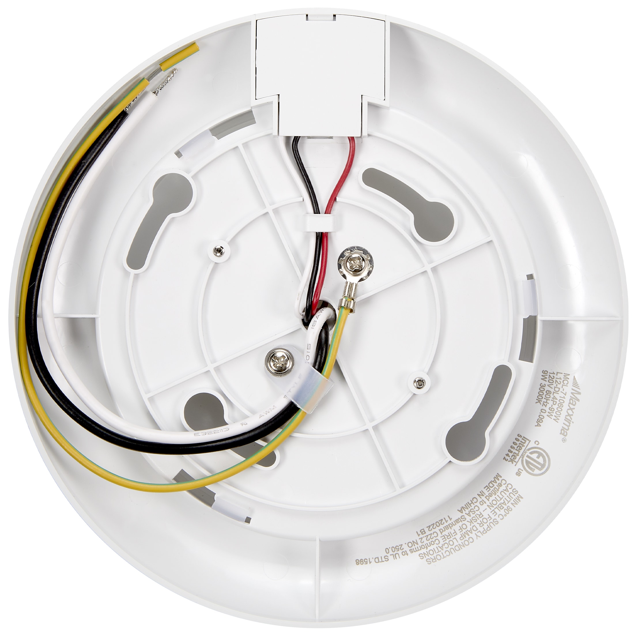 6-Inch Round White Aluminum Motion Sensor LED Ceiling Light