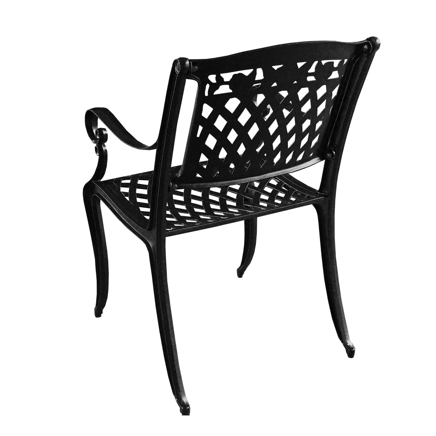 Oakland Living 1855-ROSE-CHAIR-LBK Patio-Chairs - View #2