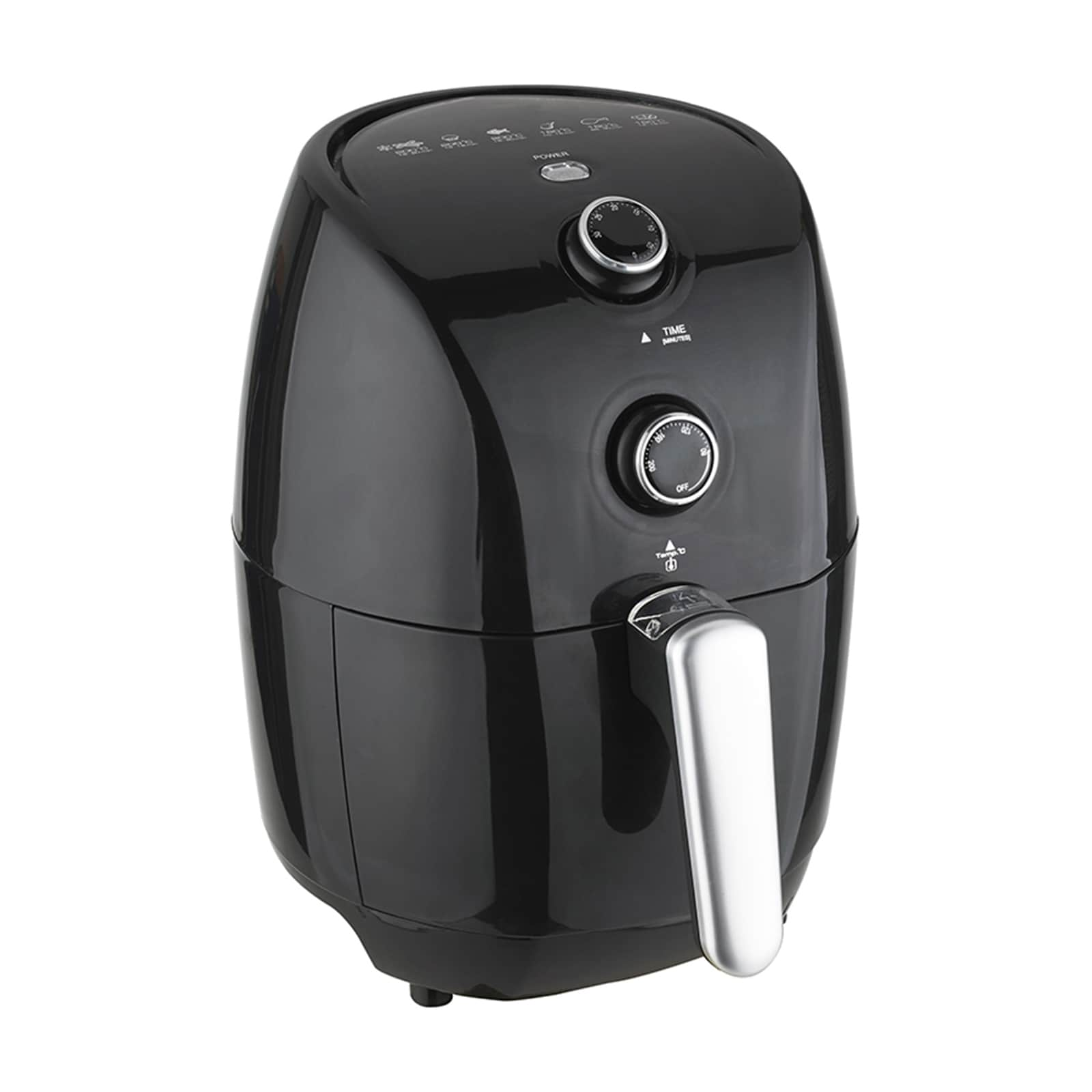 Brentwood Extra Large 1400 Watt 5 Quart Electric Digital Air Fryer with  Temperature Control in Black