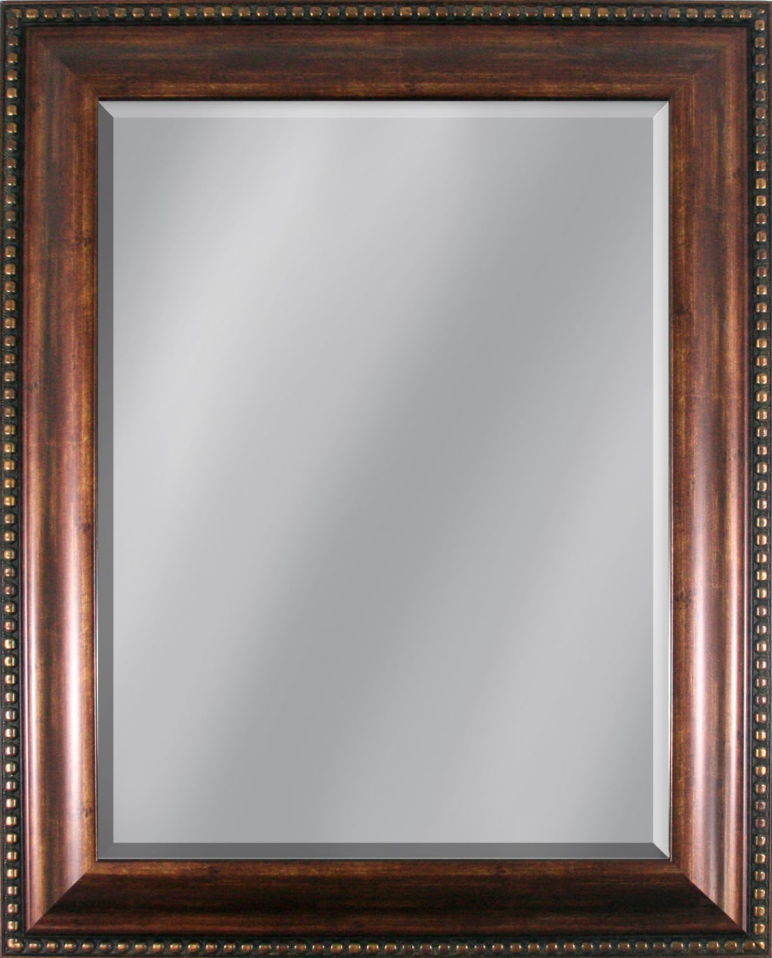Style Selections 33.86-in W x 33.86-in H Copper Beveled Wall Mirror at
