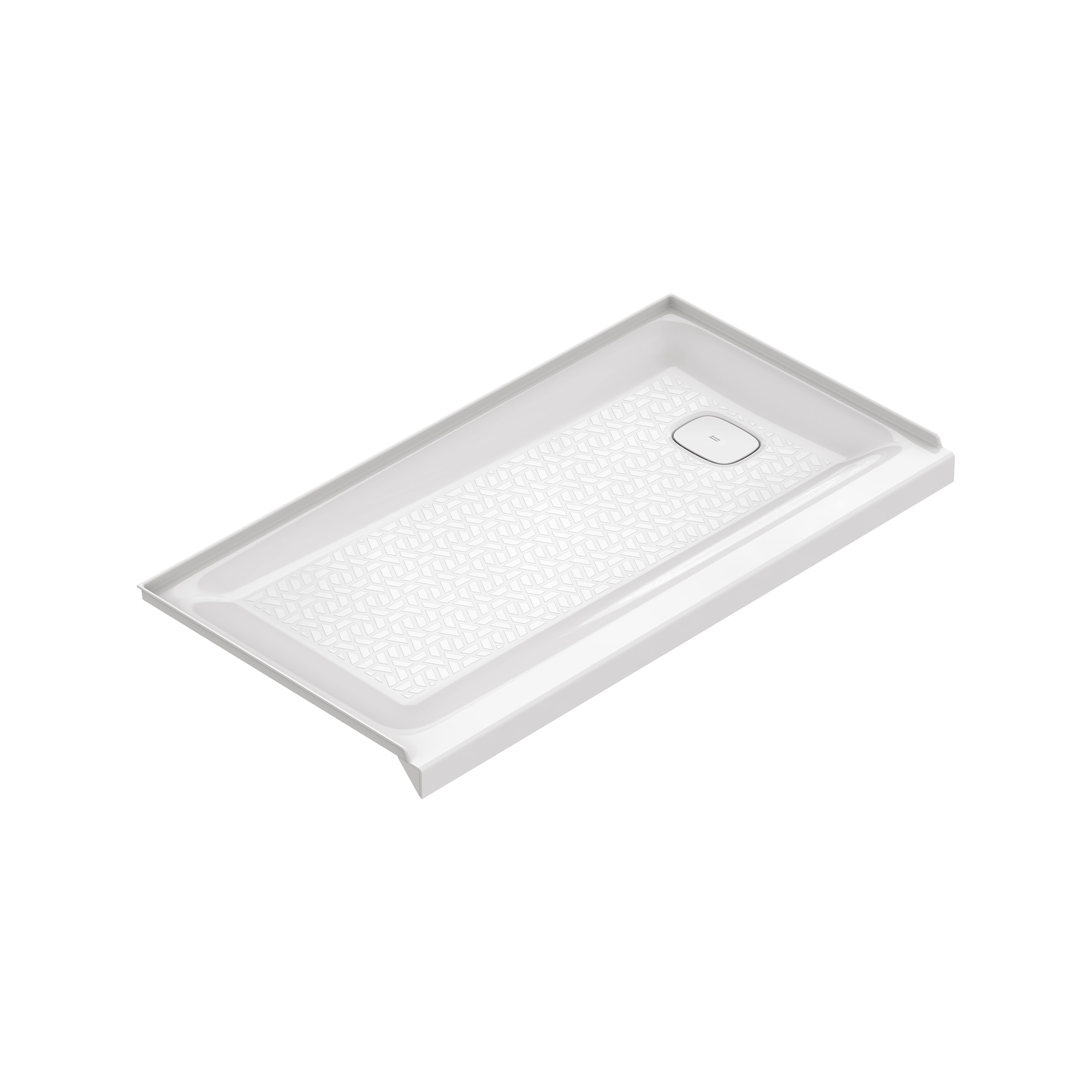 American Standard A8020T-RHO.020 Aspirations 32-in W x 60-in L White Single Threshold Rectangle Shower pan base with 5-in H Threshold (Right Drain)