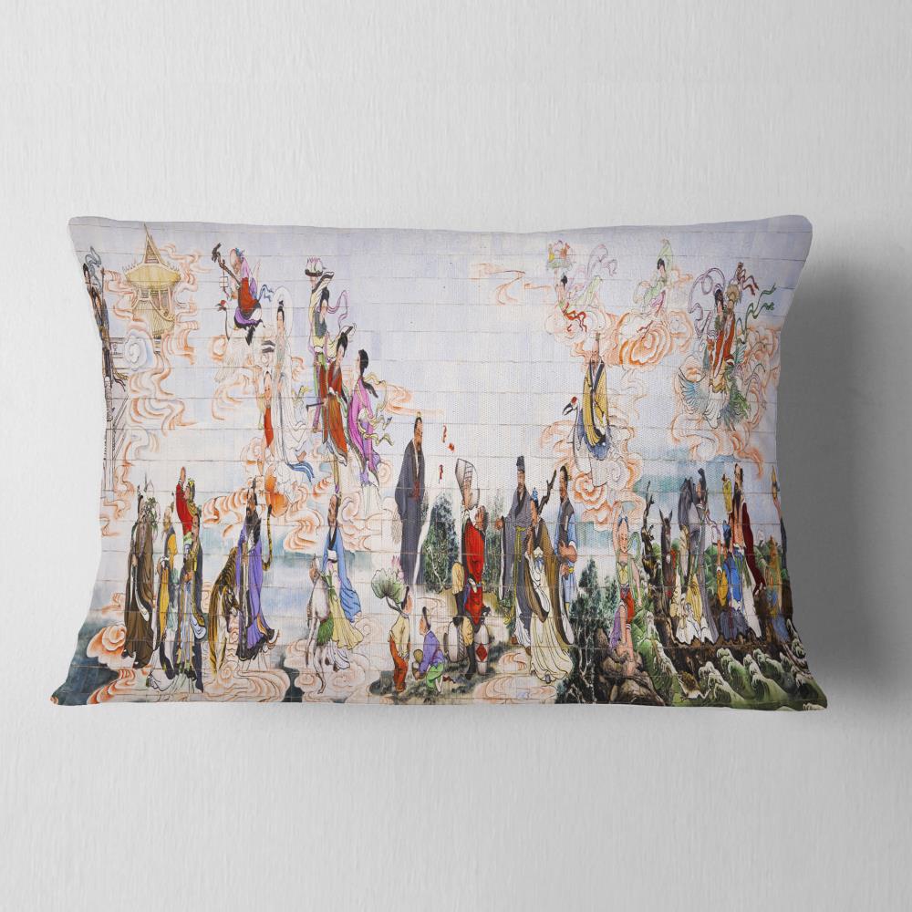 Designart CU7486-12-20 12-in x 20-in Multiple Colors Indoor Decorative Pillow