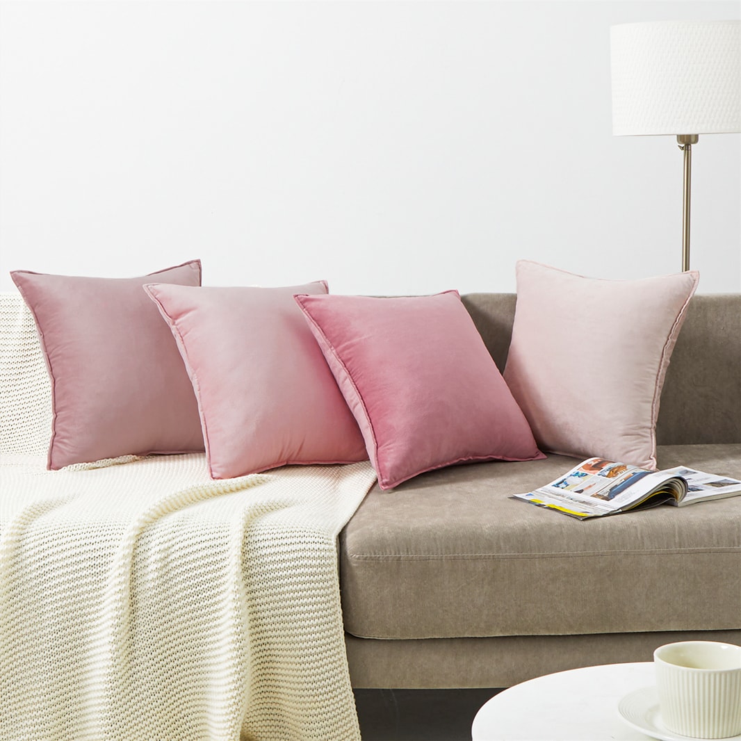 Topfinel 148 PINK 18IN Accent-Pillows - View #2
