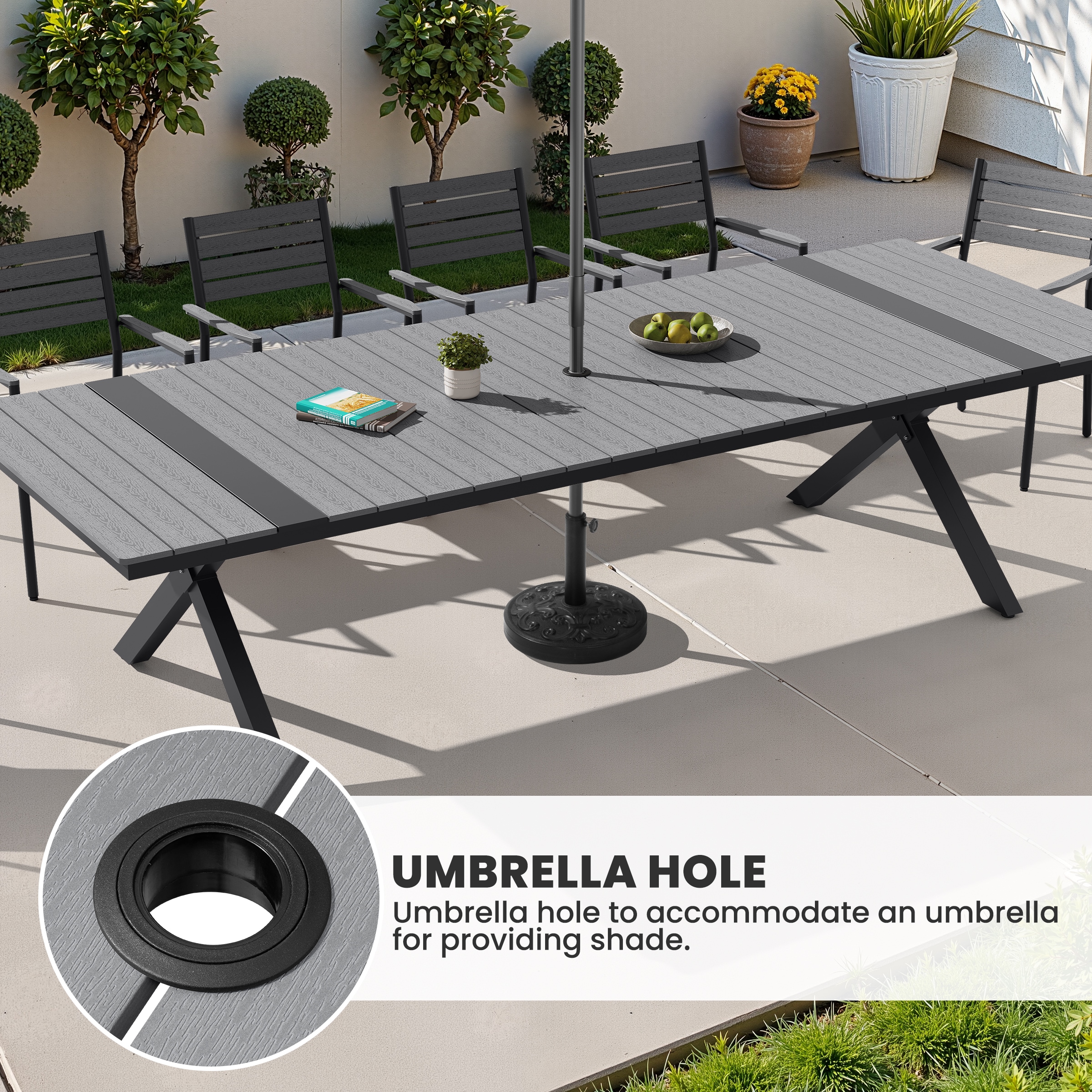 Crestlive Products CL-TB063DGY300 Patio-Tables - View #4