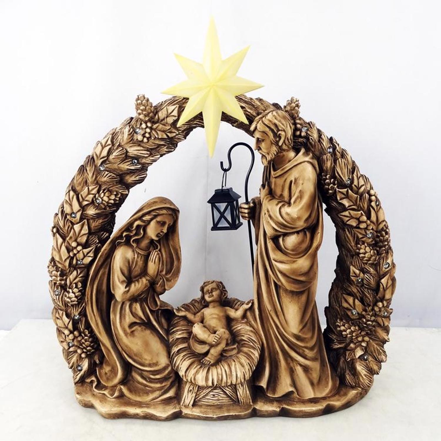 Alpine  LED Nativity Scene 25 in. Yard Decor