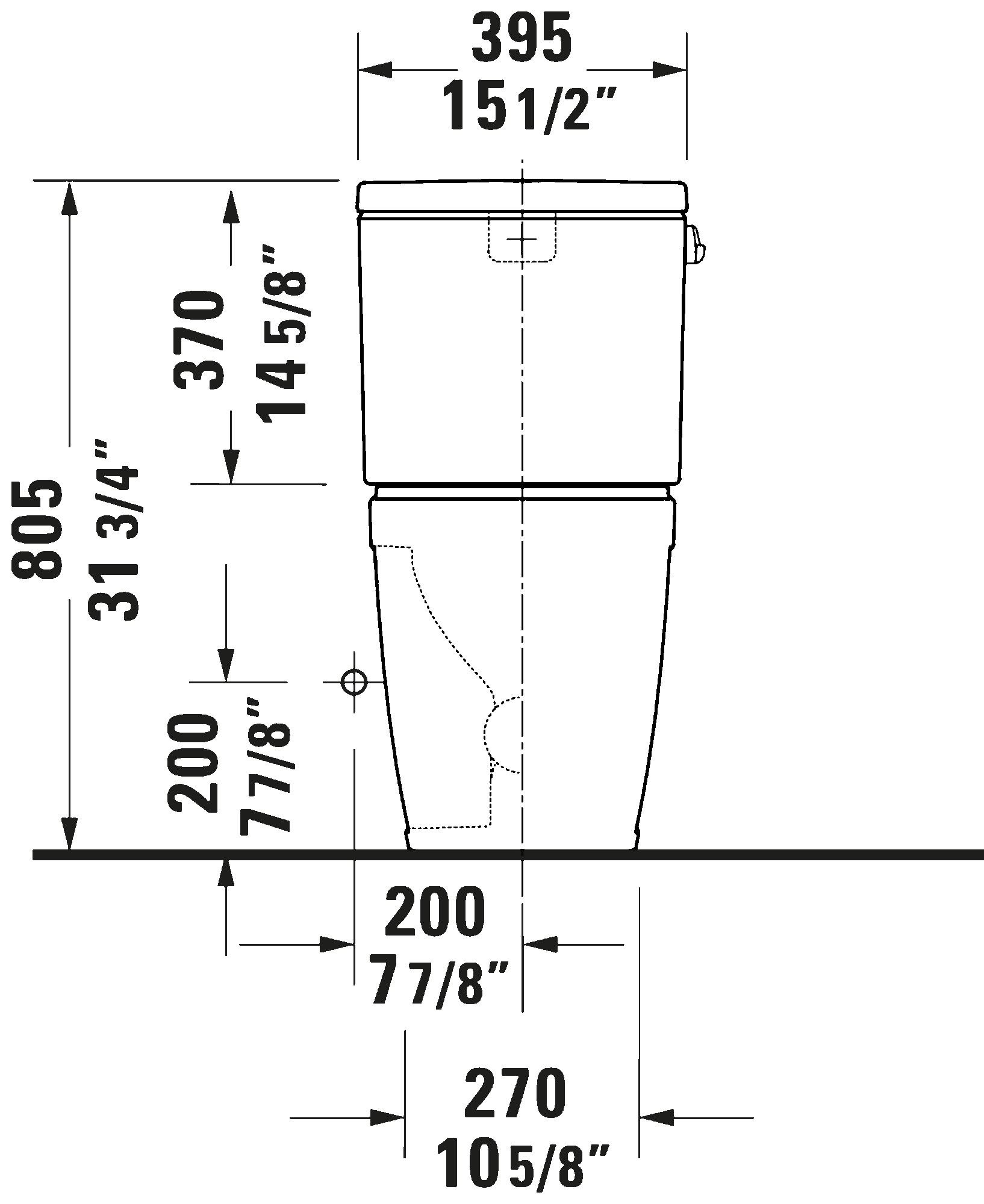 Duravit 205001AA00 Toilet-Bowls - View #2