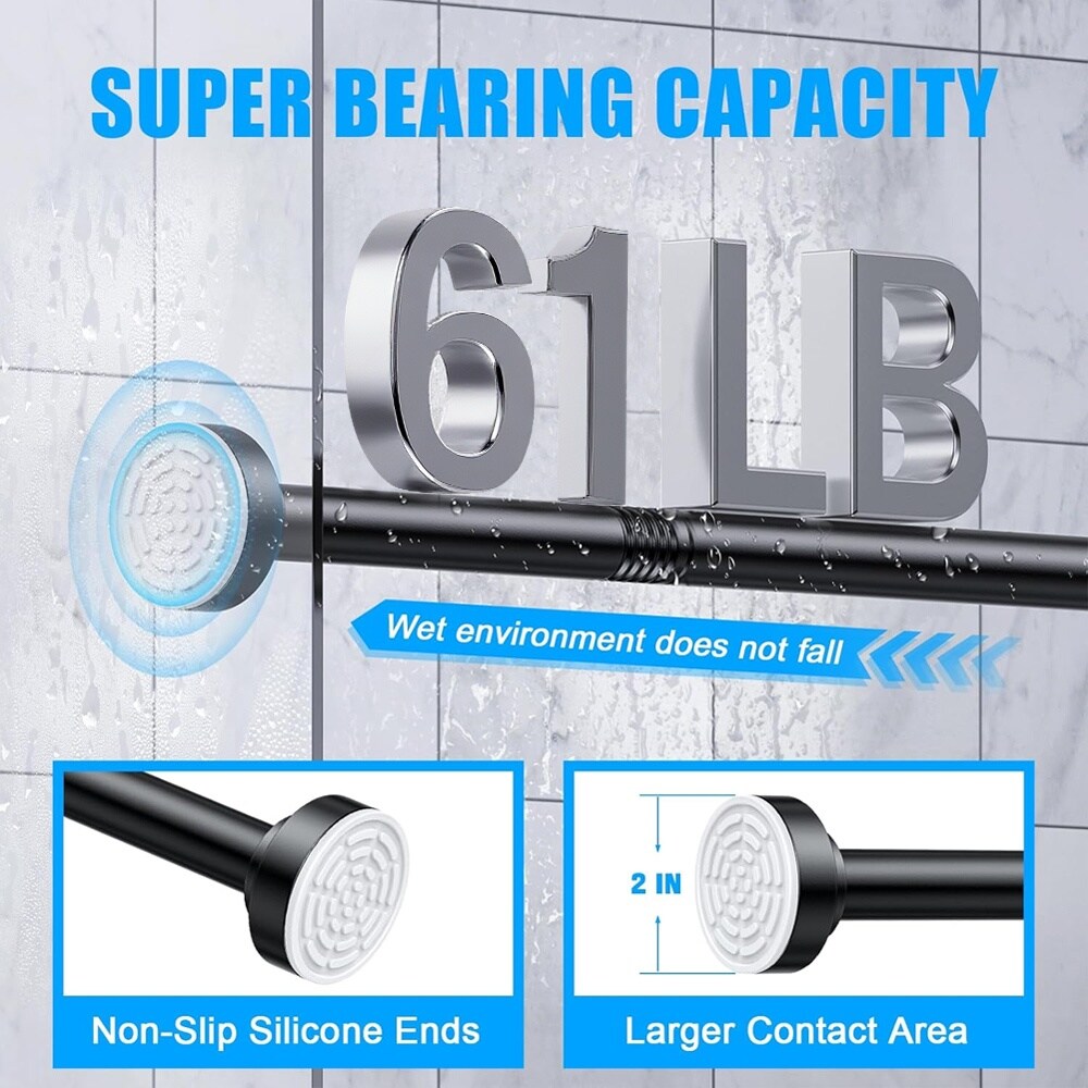 DYHOME SCR06-2-BK Shower-Rods - View #5