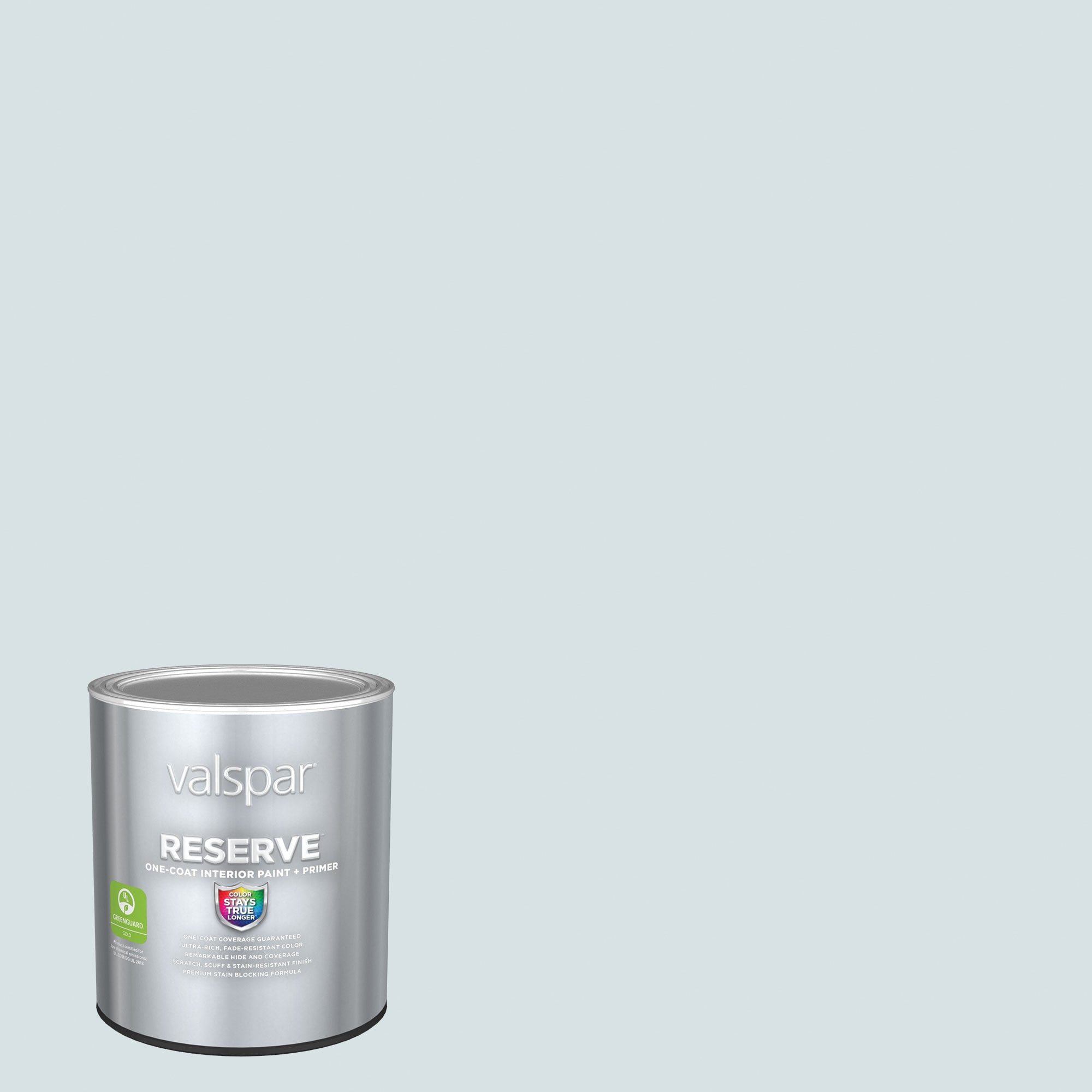 Valspar 4007-5A-2916571 Reserve Semi-gloss Ice Rink Blue 4007-5A Latex Interior Paint Paint + Primer ( 1-quart )