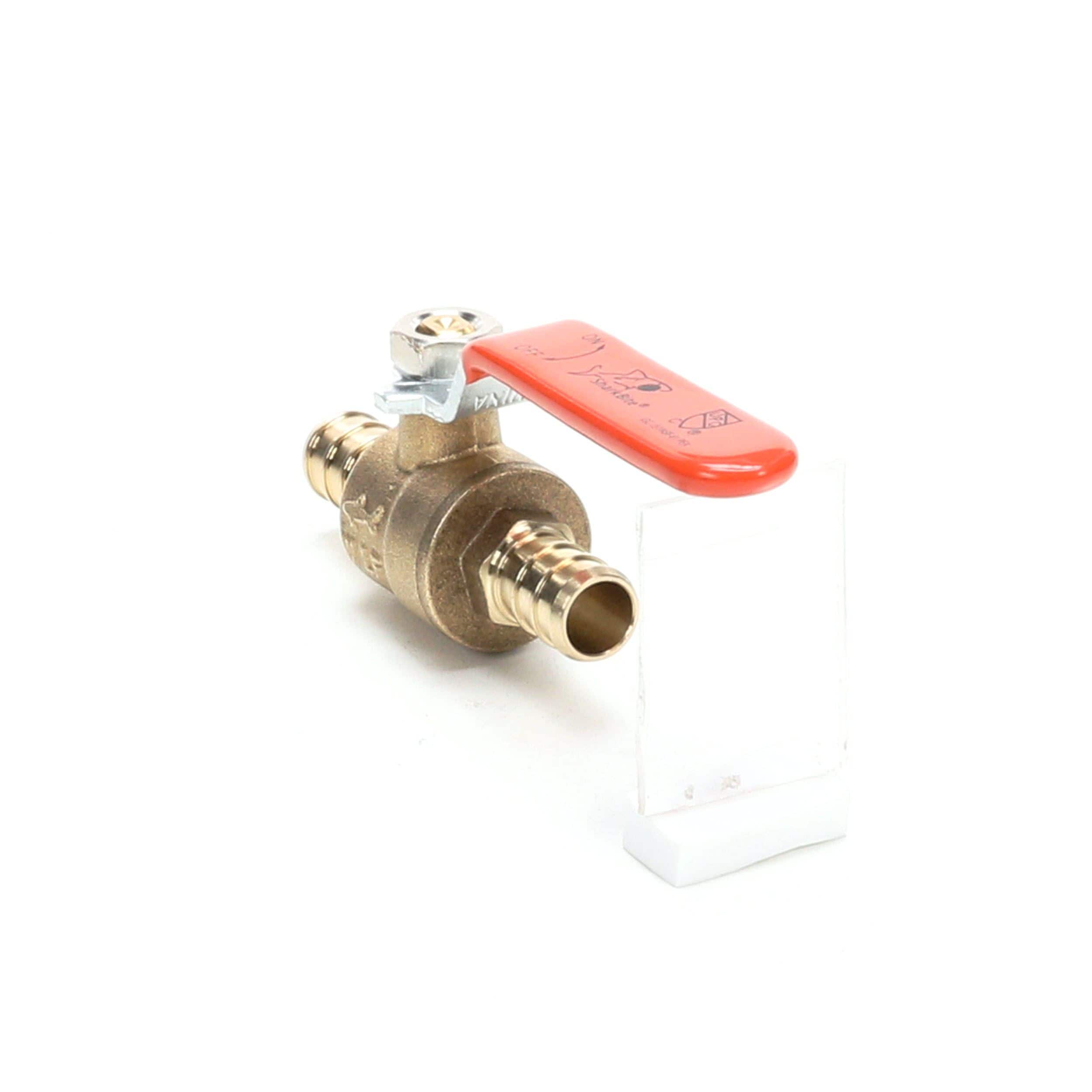 2 1/2" Brass No Lead Pex Ball Valve Barb x Barb NSF-PW-G Lot of 2 