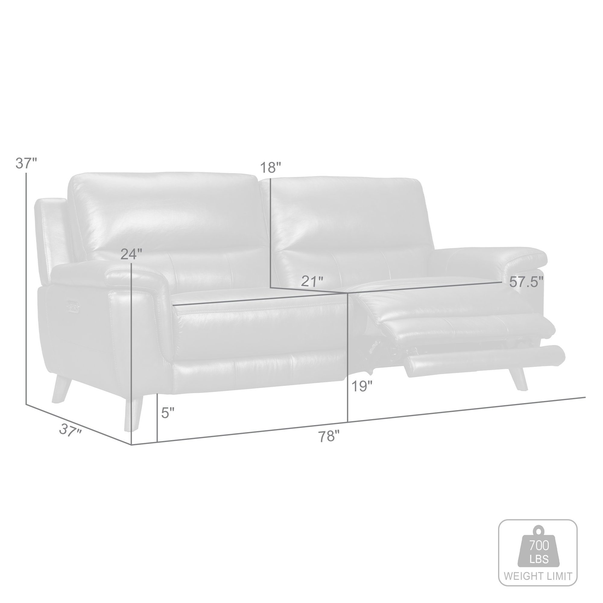 Armen Living LCLZ3DV Sofas-Loveseats - View #8