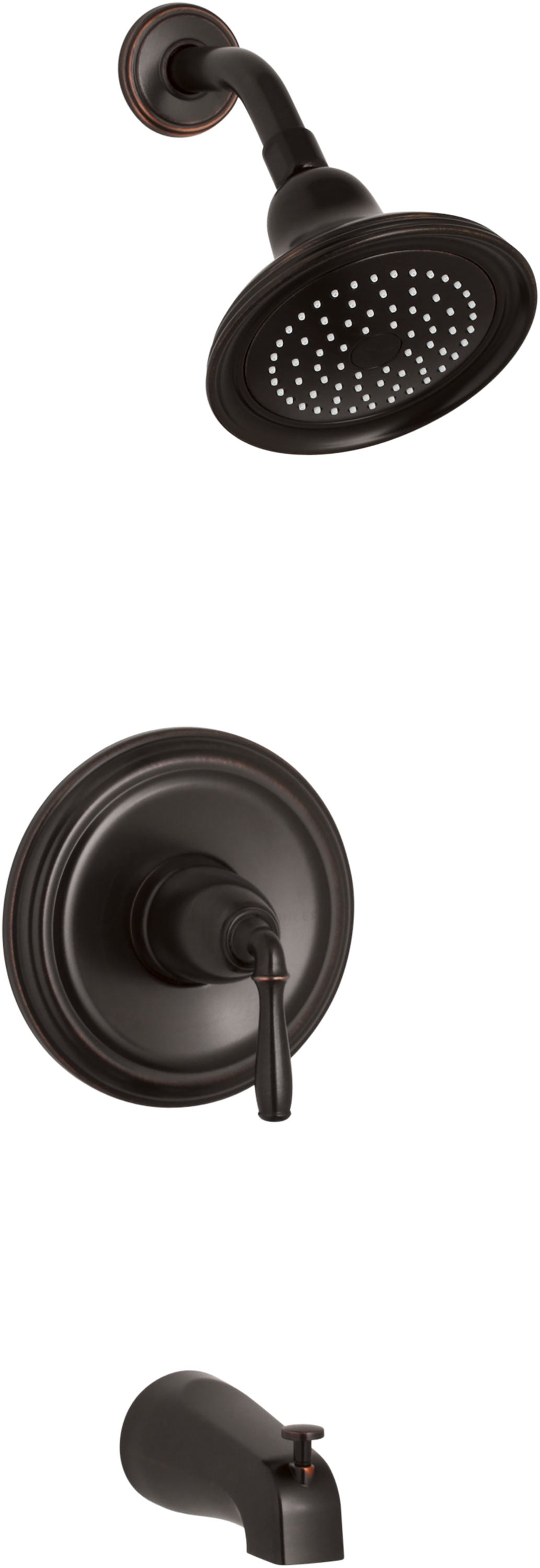 KOHLER TS395-4-2BZ Devonshire Oil-Rubbed Bronze 5.63-Inches Universal Bathtub/Shower Trim ring 0.50-Inches -ID