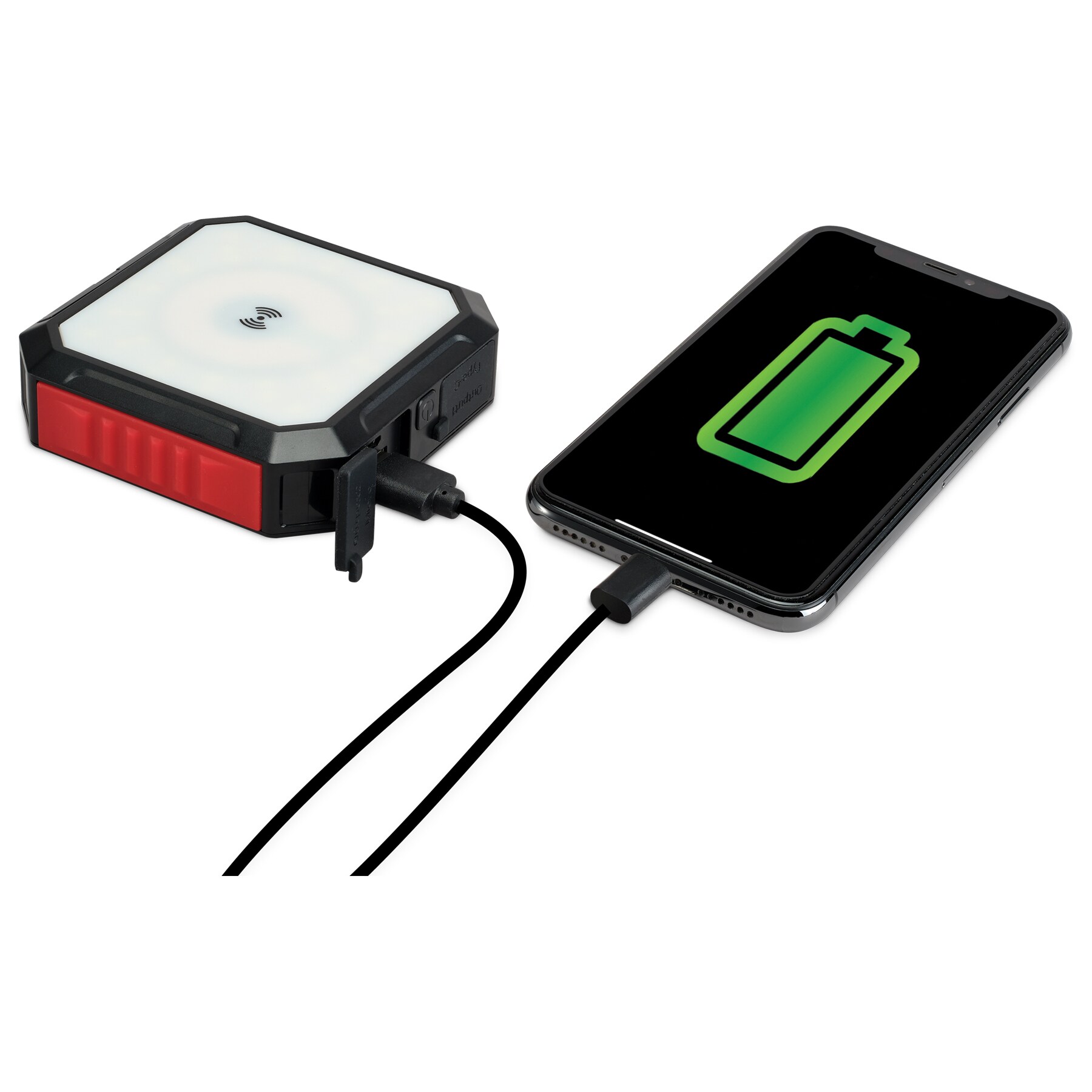 WeatherX Solar Power Bank & Light with Wireless Charger (XPC10002R)