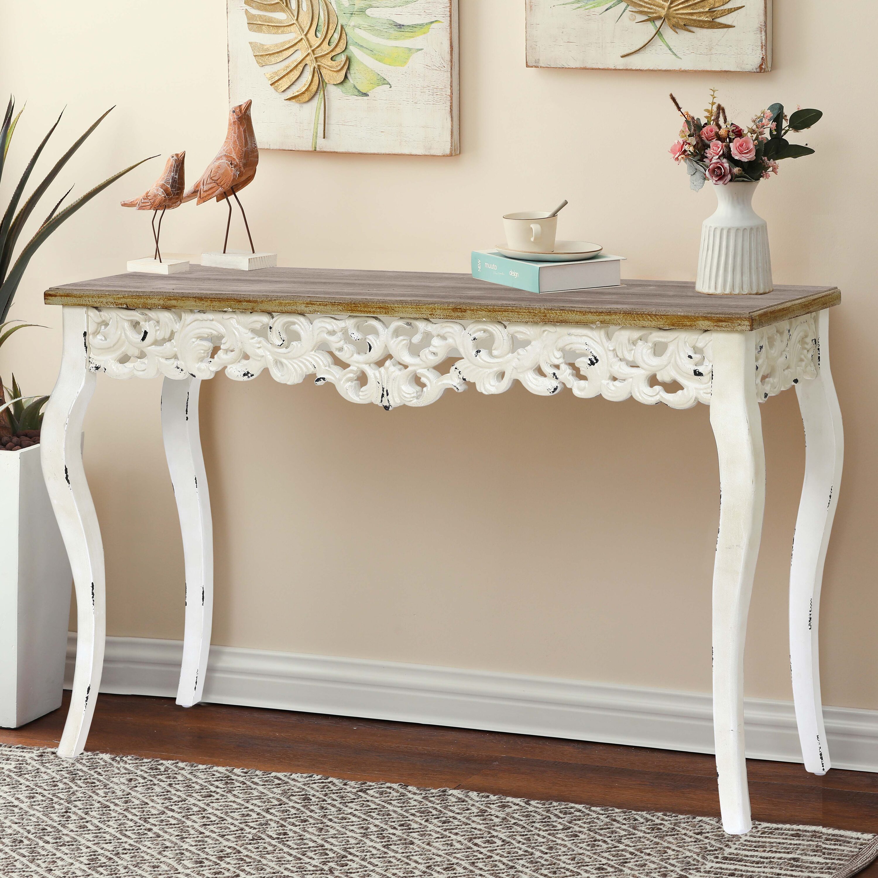 LuxenHome WHIF788 Console-Sofa-Tables - View #4