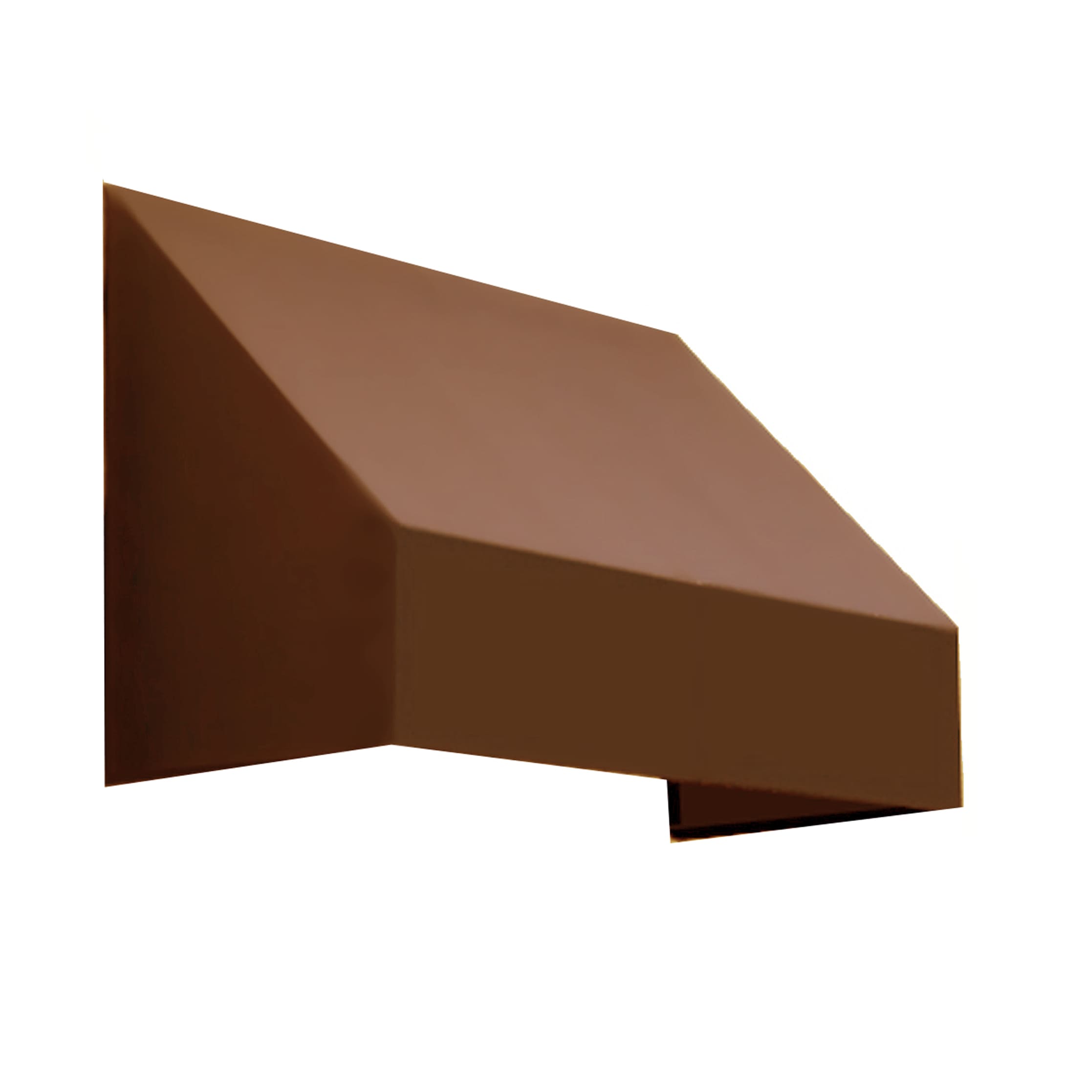 Awntech CN32-10TER Maui LX 288-in Wide x 120-in Projection x 8-in Height Fabric Burgundy/Tan Wide Striped Patio Awning