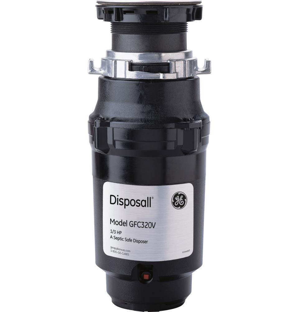 GE GFC320V Non-corded 1/3-HP Continuous Feed Noise Insulation Garbage Disposal