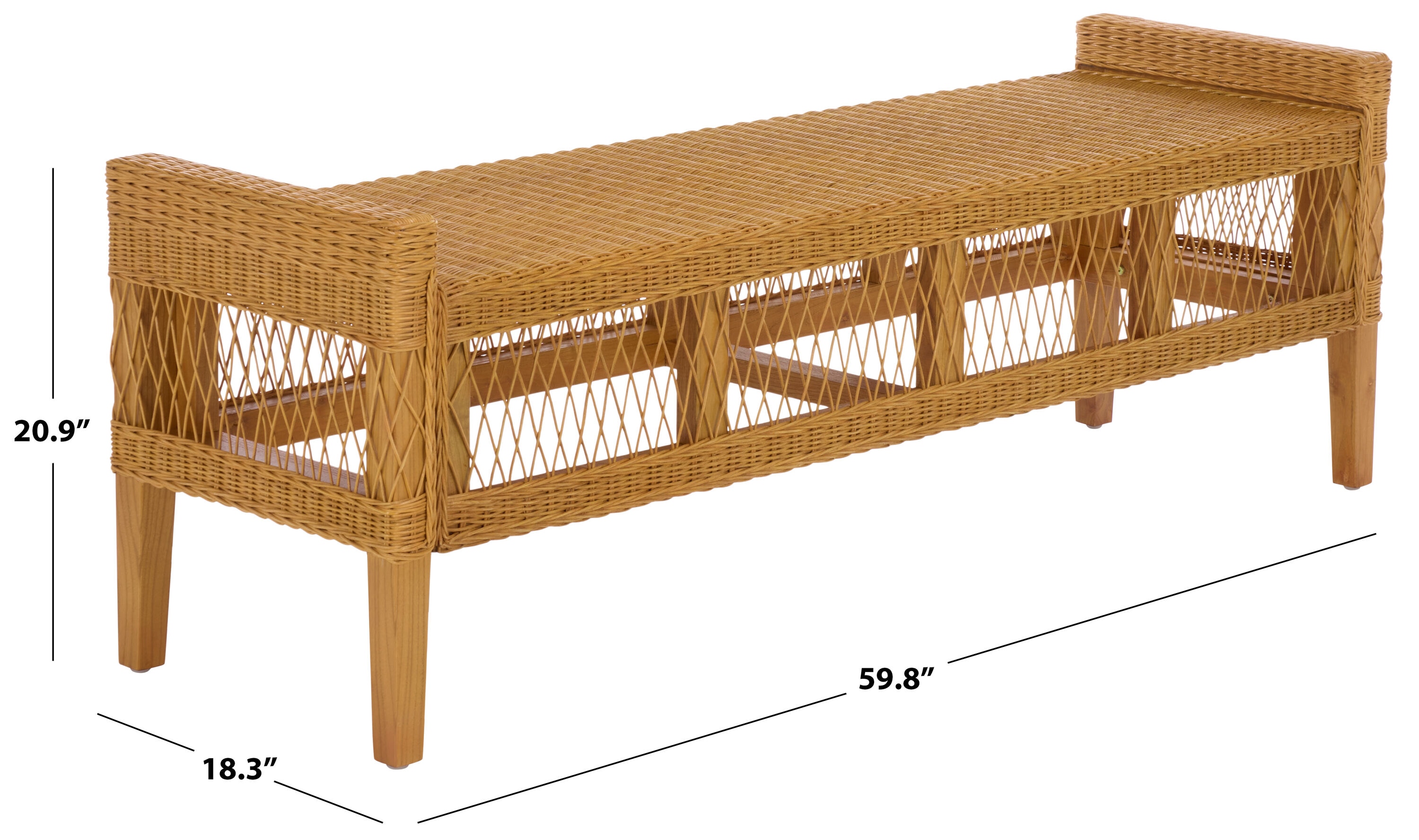 Safavieh CWK4001A bench - View #3