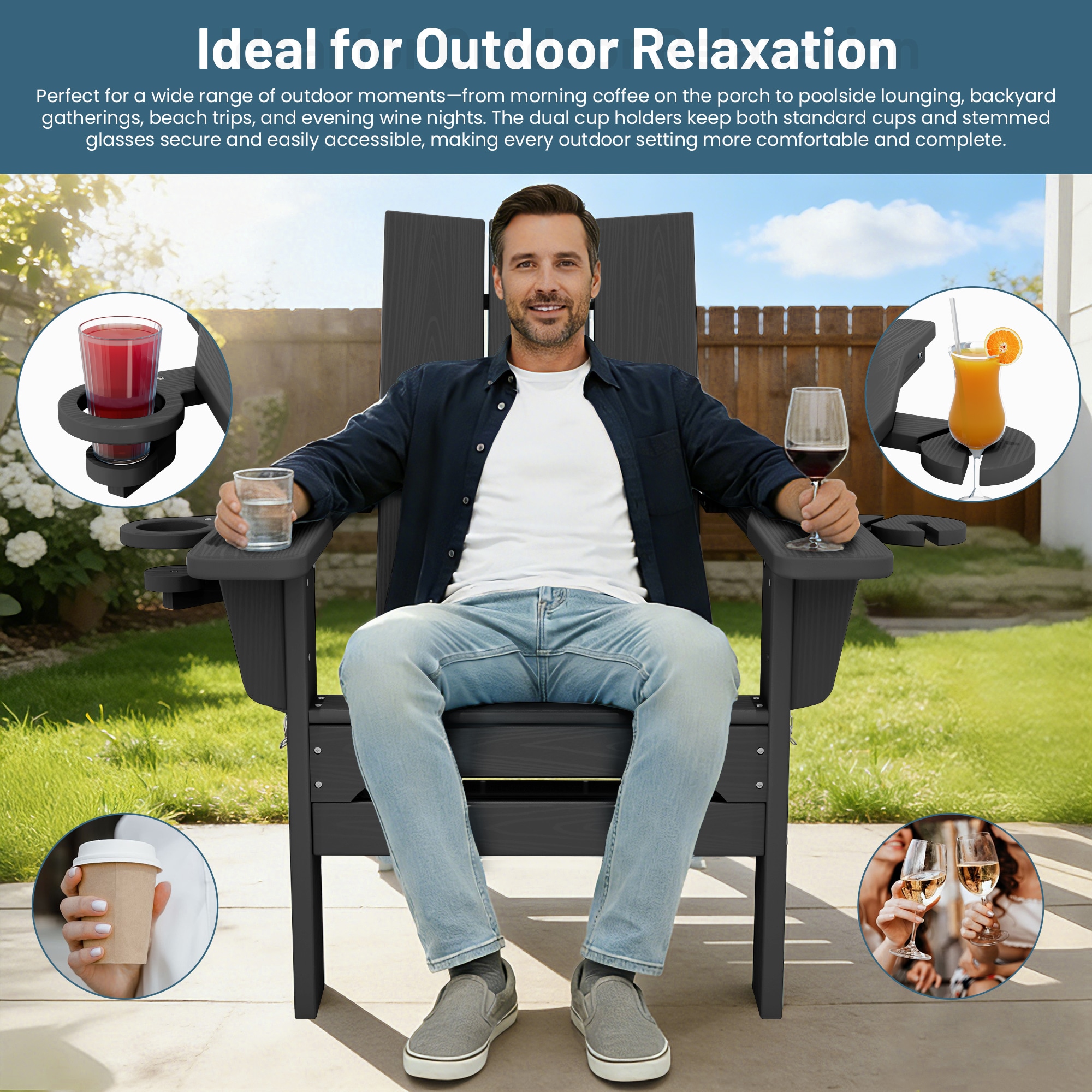 Serwall LS-BTHQ-GY Patio-Chairs - View #7