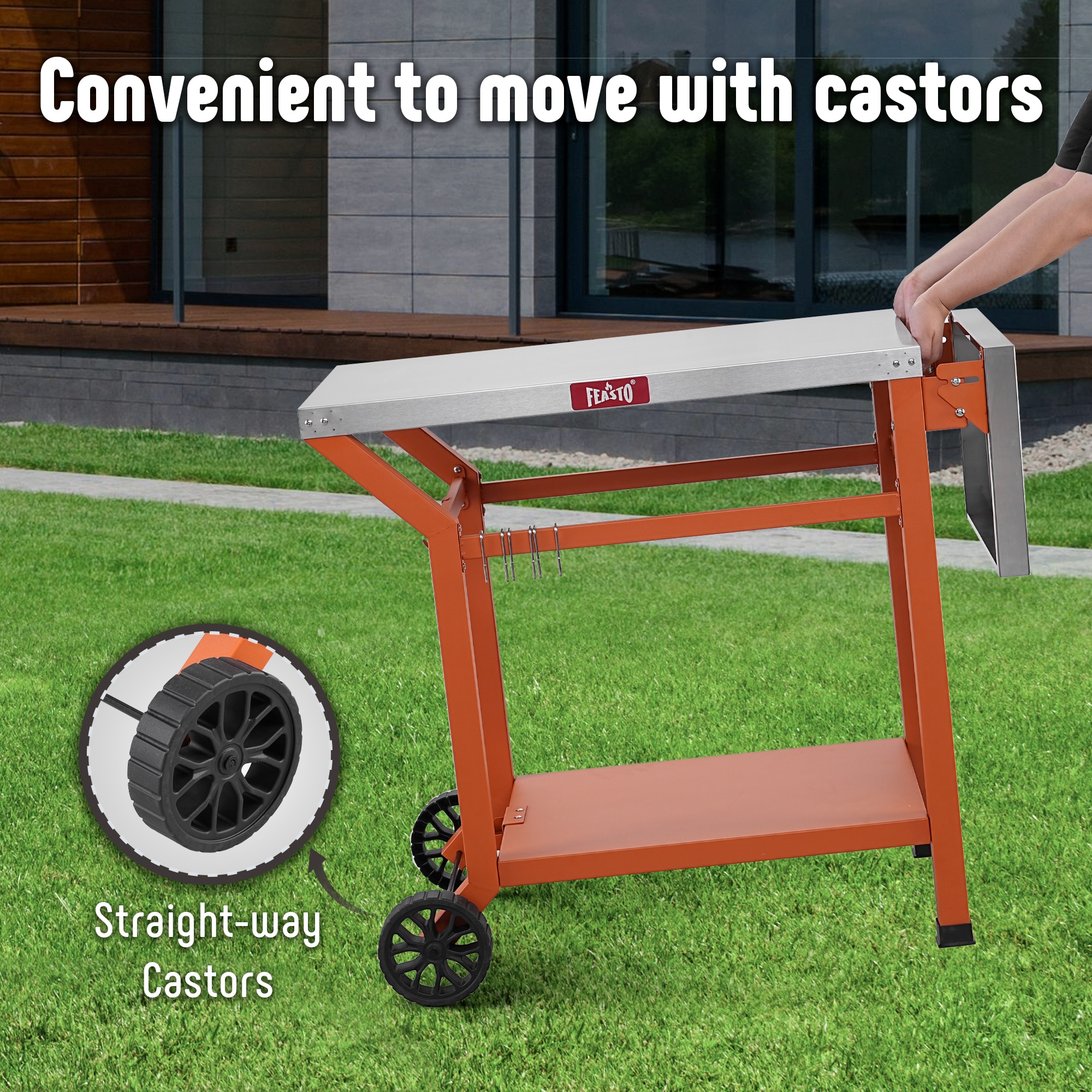 Feasto TF2037C Grill-Carts-Grill-Stands - View #2