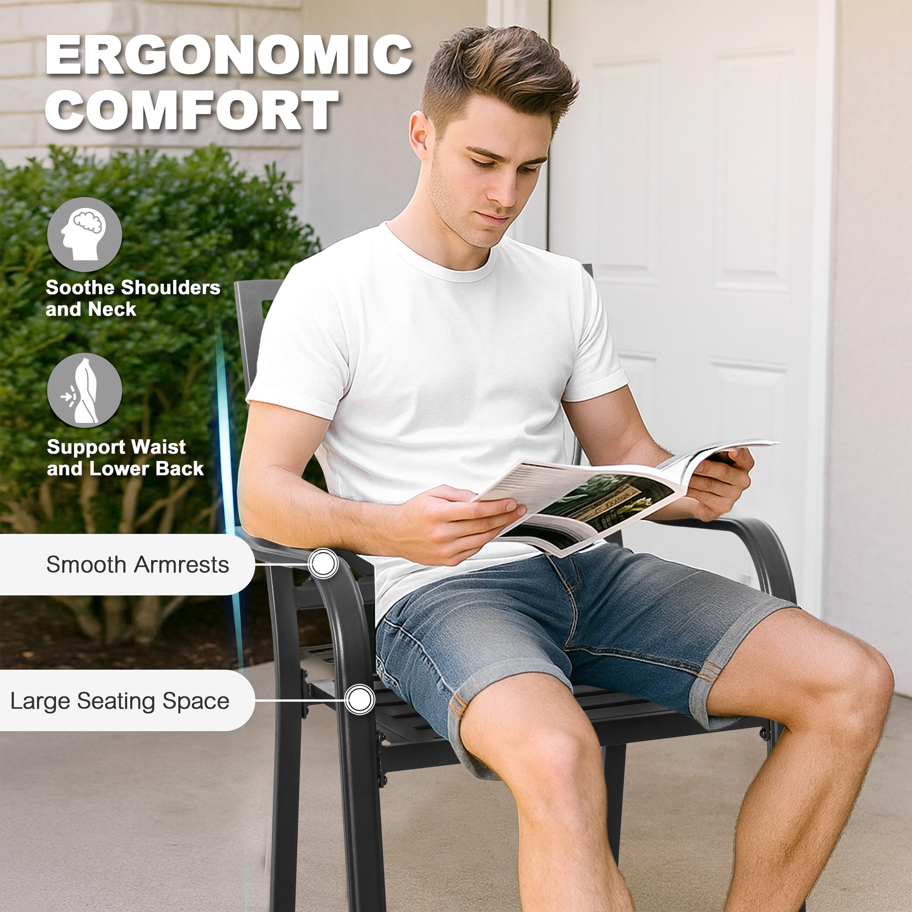 Nuu Garden DB155F Patio-Chairs - View #5