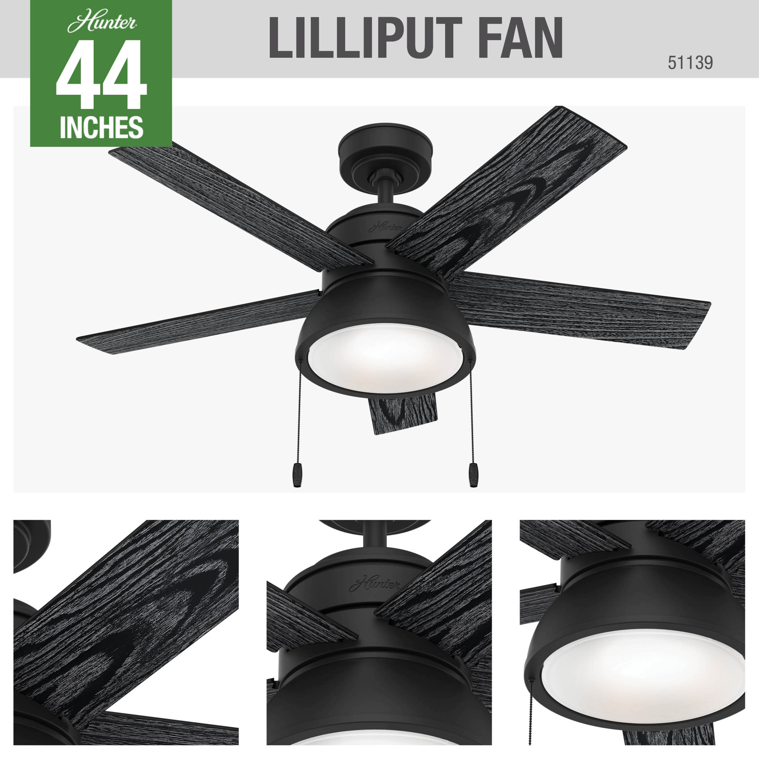 Hunter 51139 Ceiling-Fans - View #3