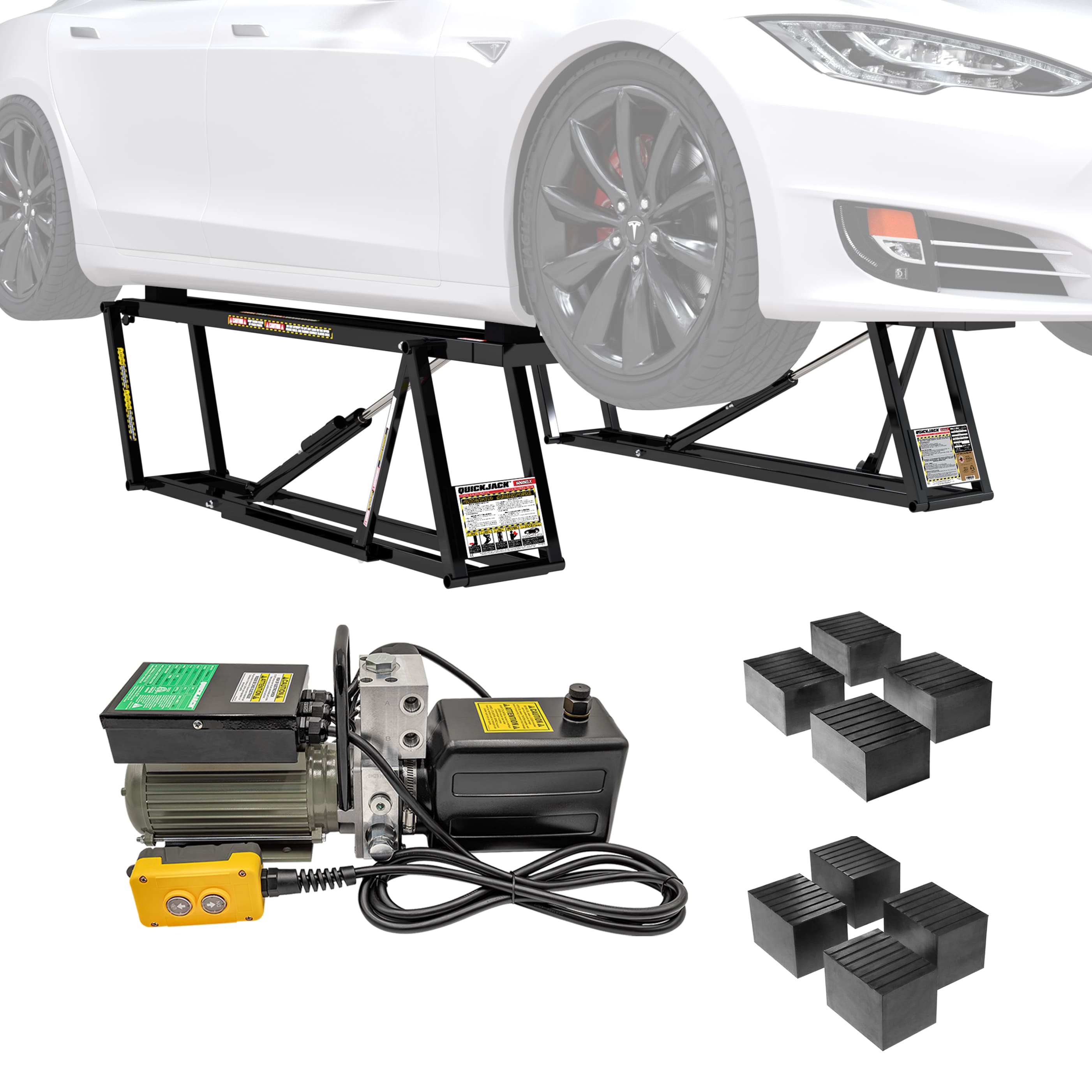 QuickJack 5175650 6000ELX Portable Car Lift, 6000 Lb Capacity