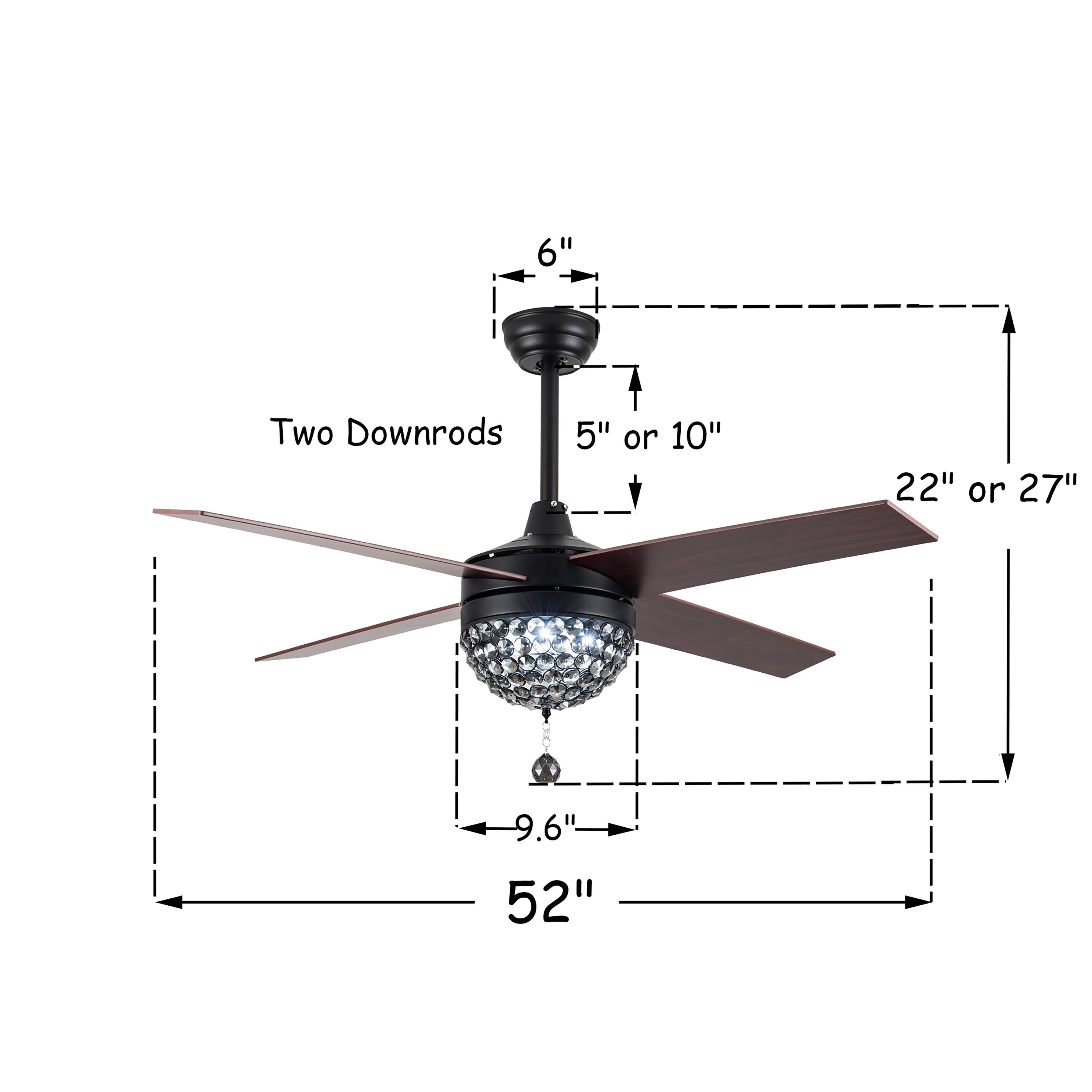 Cusp Barn BD2001-B-52 Ceiling-Fans - View #6