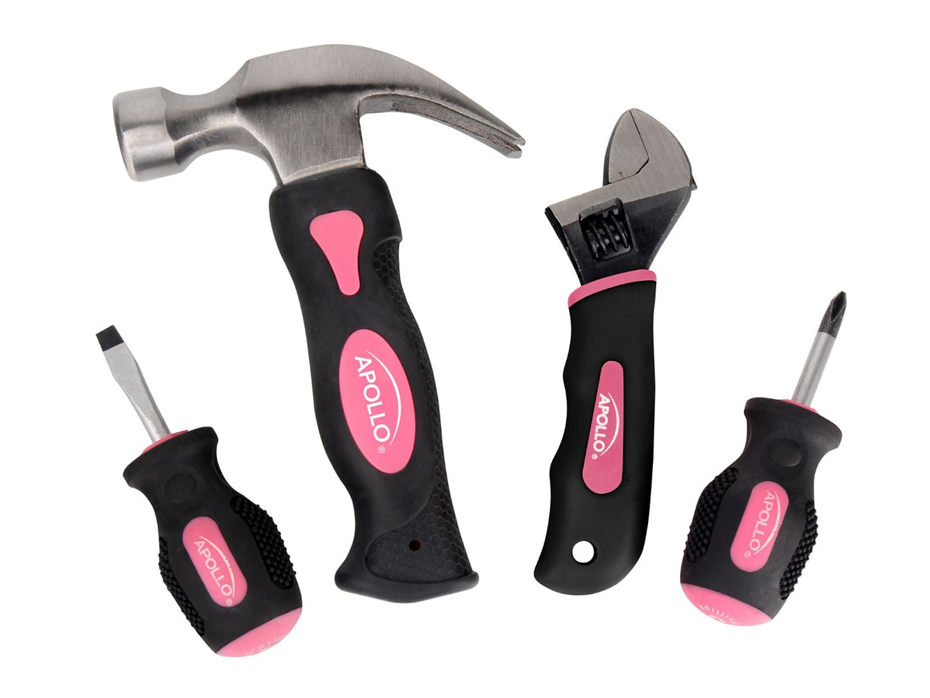Apollo Tools DT0240P 4 -Piece Household Tool Set (No Case)