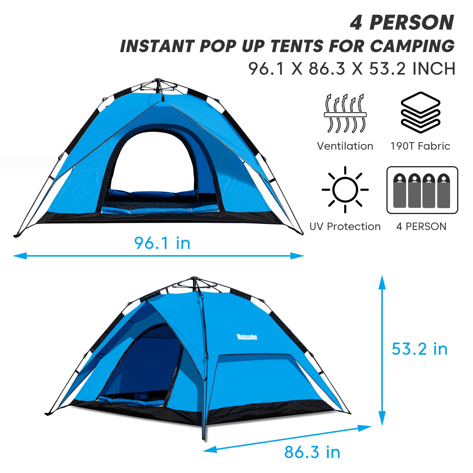 GARSING MAN-AUTODO--4P-NB tents - View #5