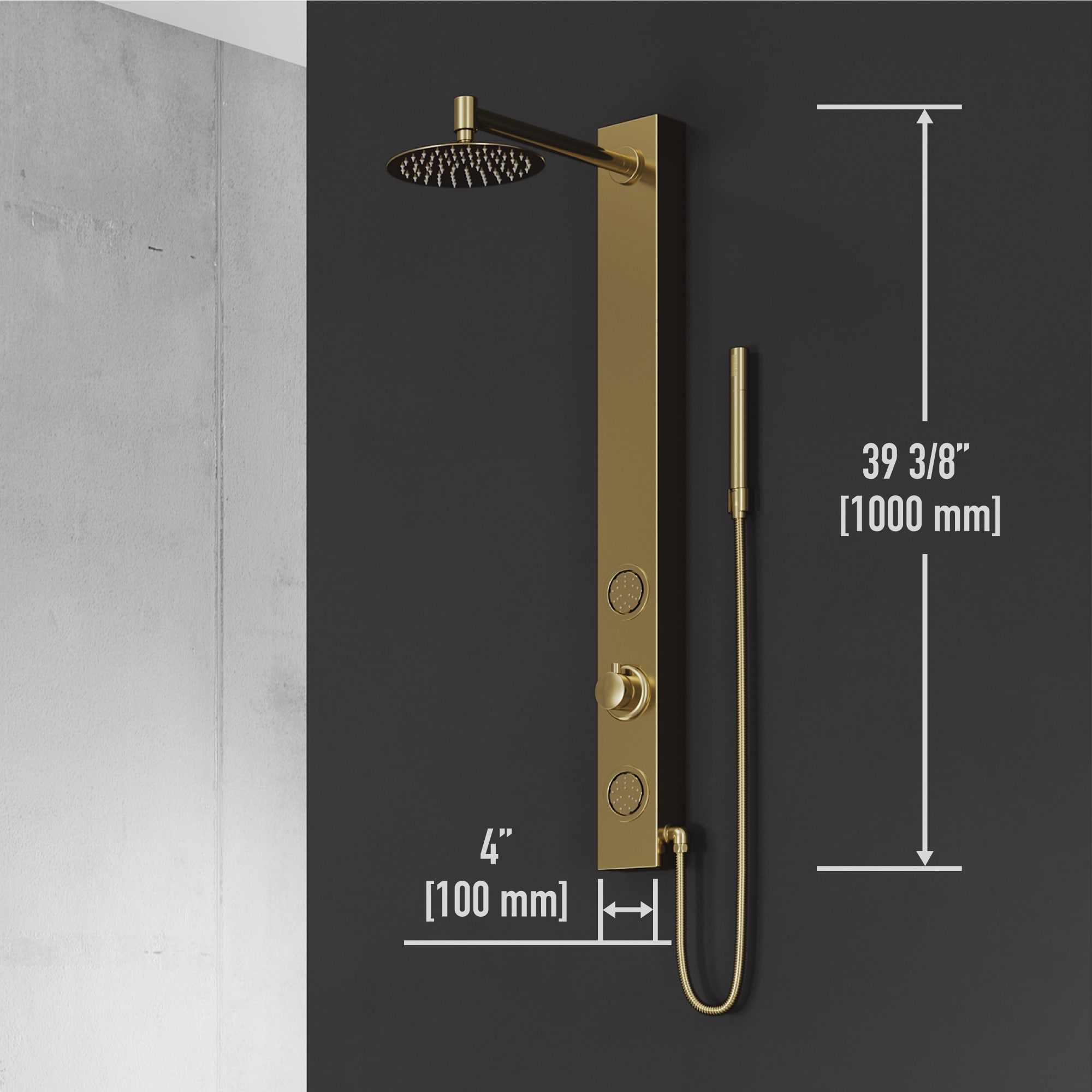 VIGO VG08016MG Fixed-Showerhead - View #4