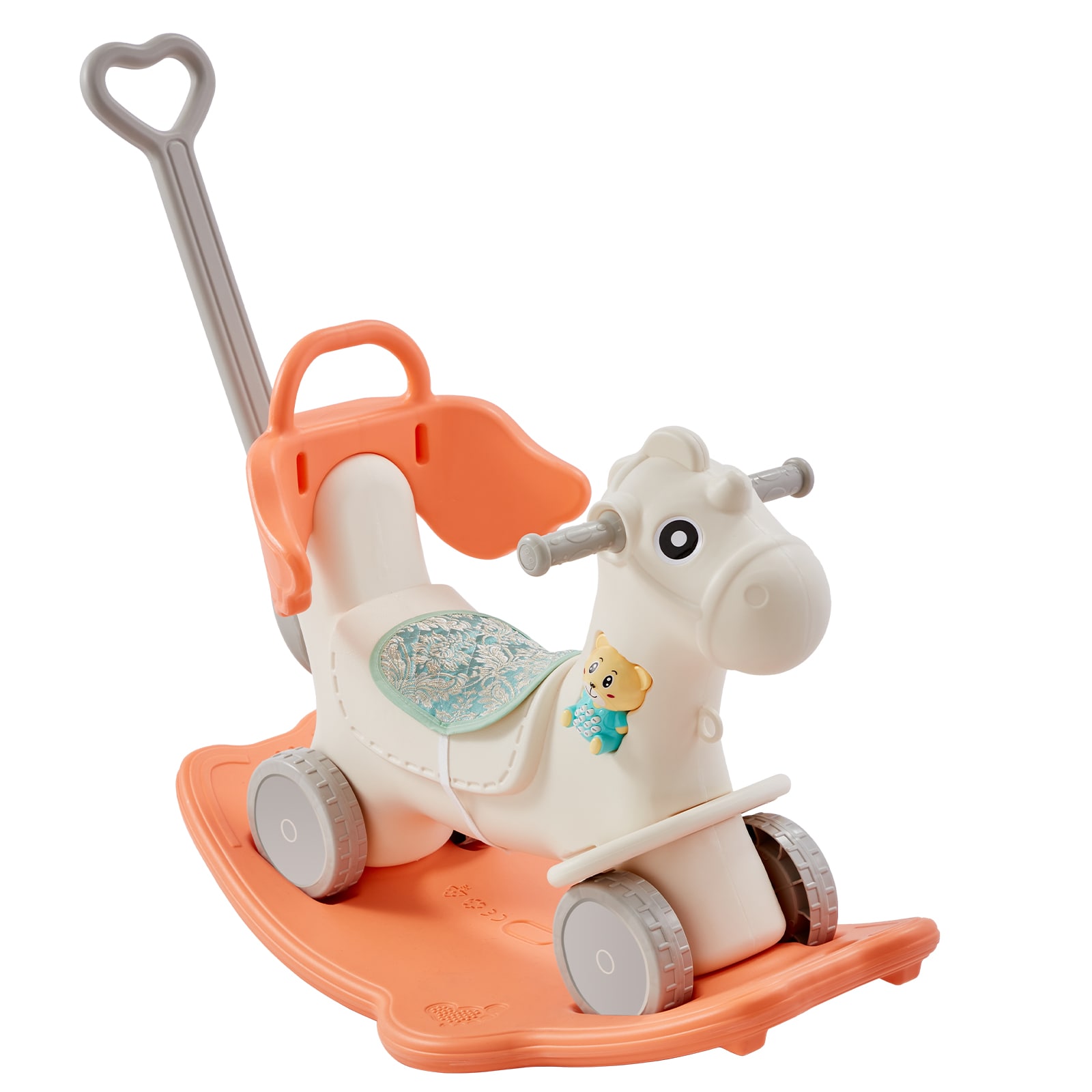 VEVOR ETYBMHSSLDGNI03YAV9 4-in-1 Baby Rocking Horse Riding toys
