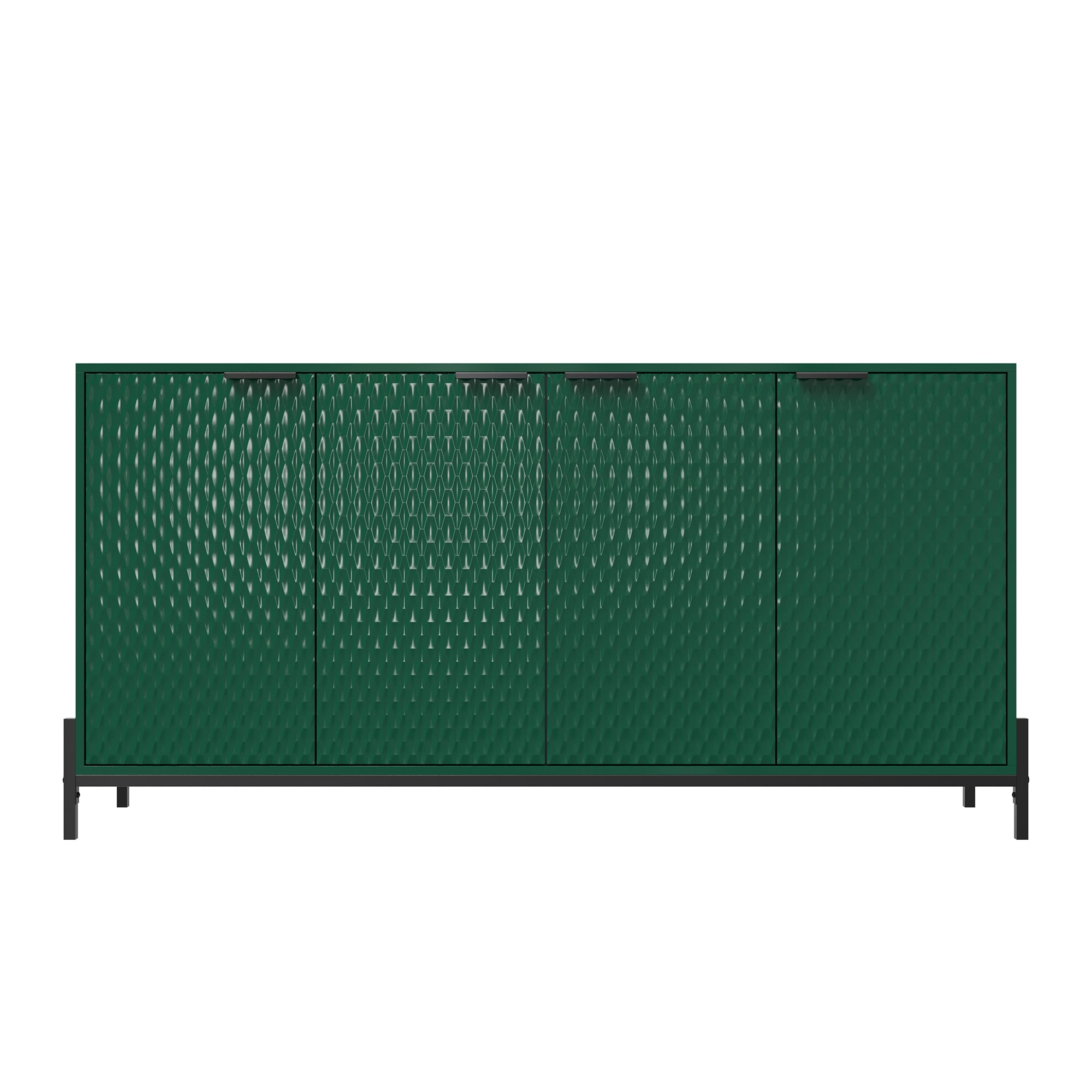 Clihome 15.67-in W x 31.5-in H Mdf Green Freestanding Utility Storage Cabinet