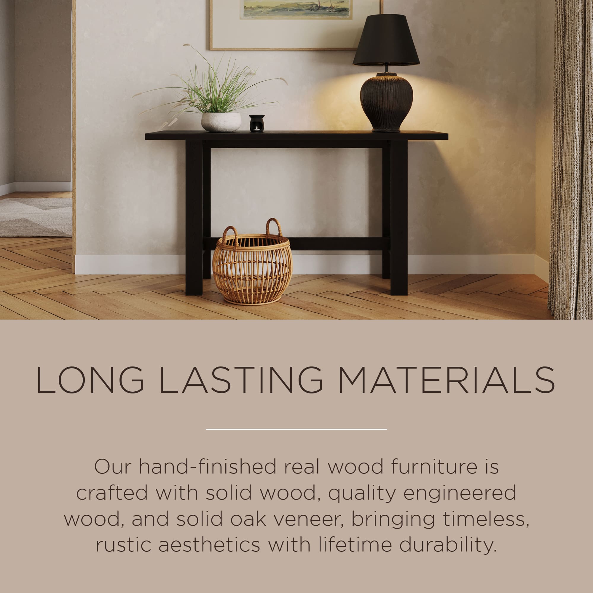 Maven Lane ML353401-WCS-BK Console-Sofa-Tables - View #2