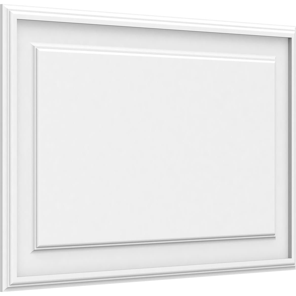 Ekena Millwork WALP32X20X062LEG 32-in x 20-in Smooth Paintable/Stainable White PVC Fretwork Wall Panel (