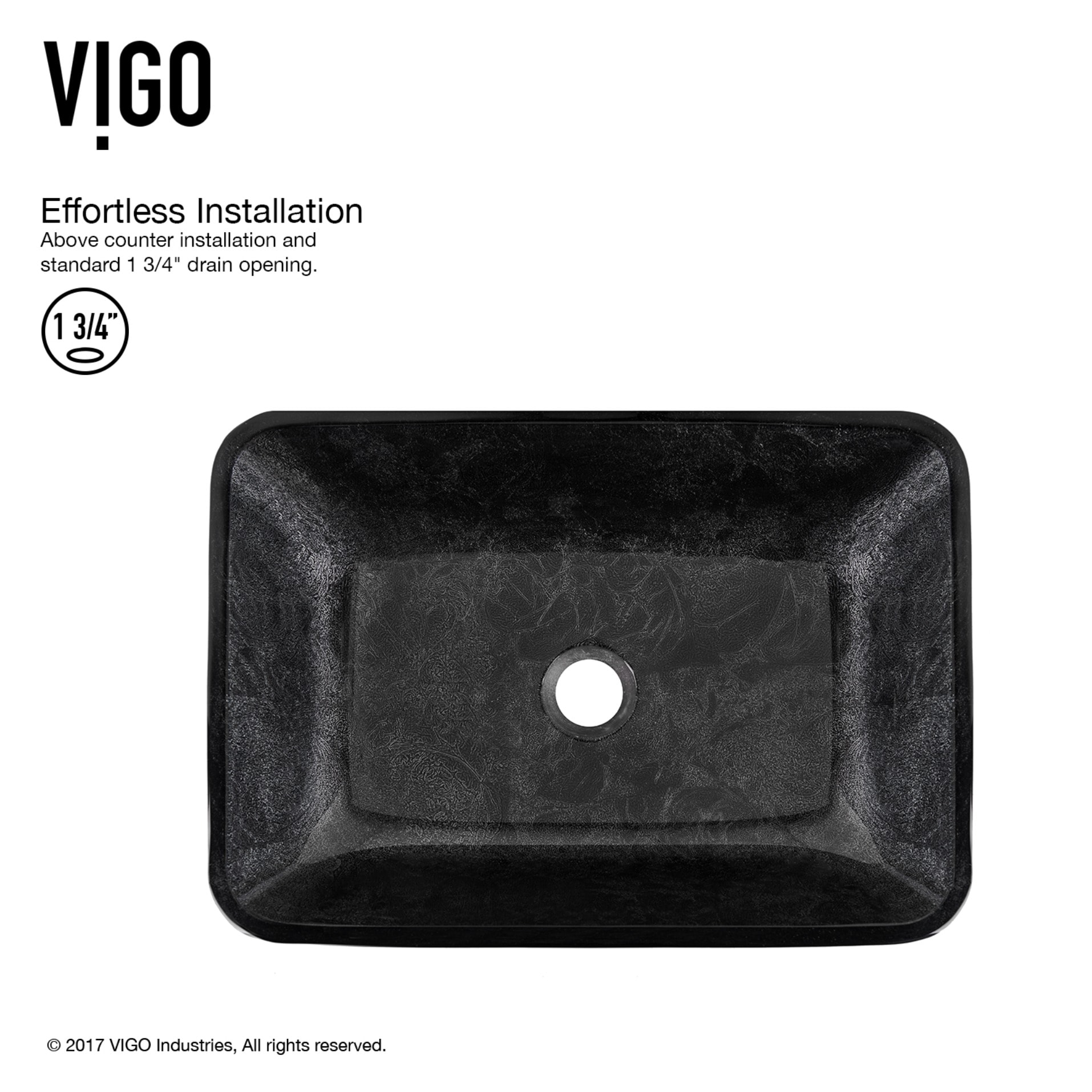 VIGO VGT1701 Bath-Sink - View #3
