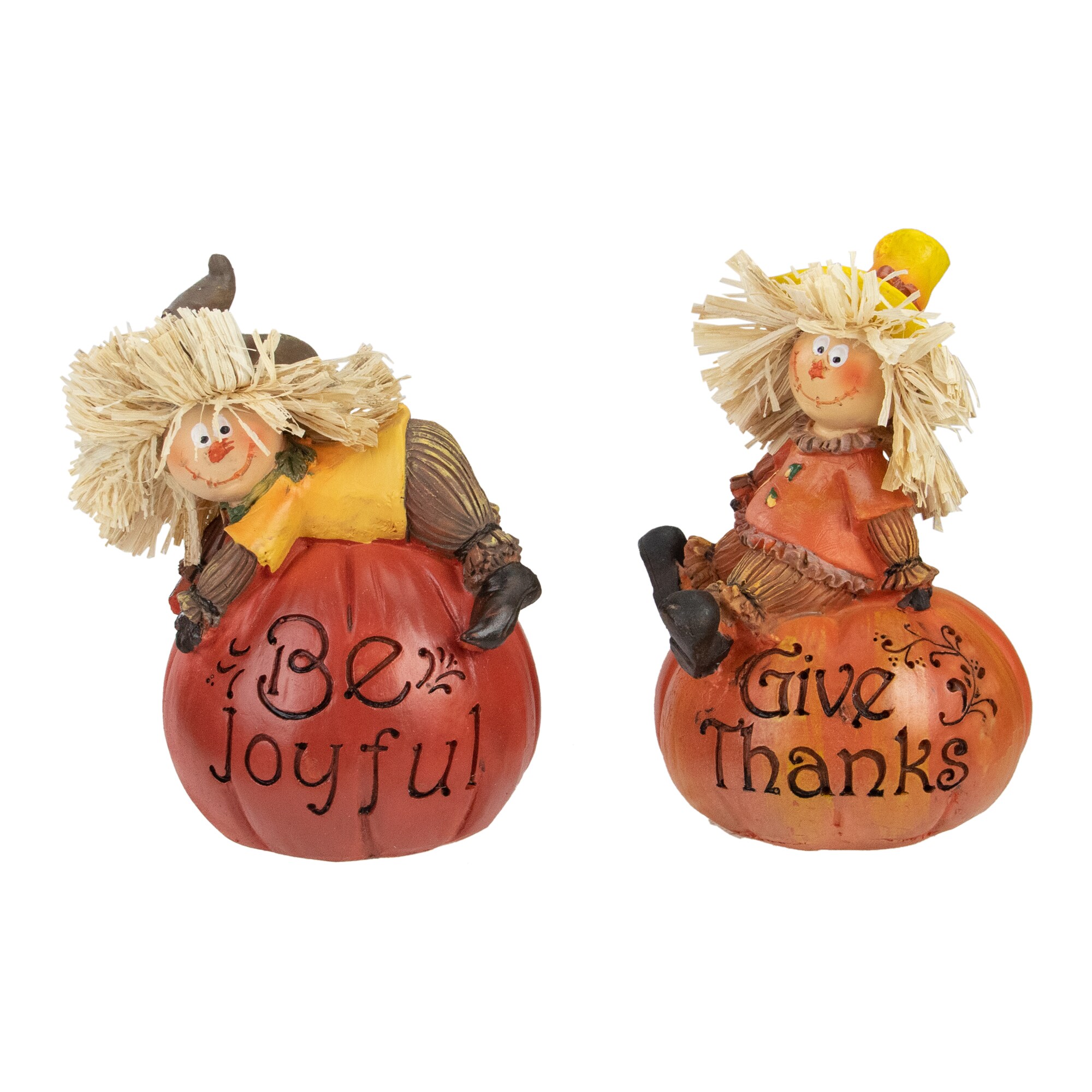 Northlight 32915445 6.75-in Pumpkin Figurine