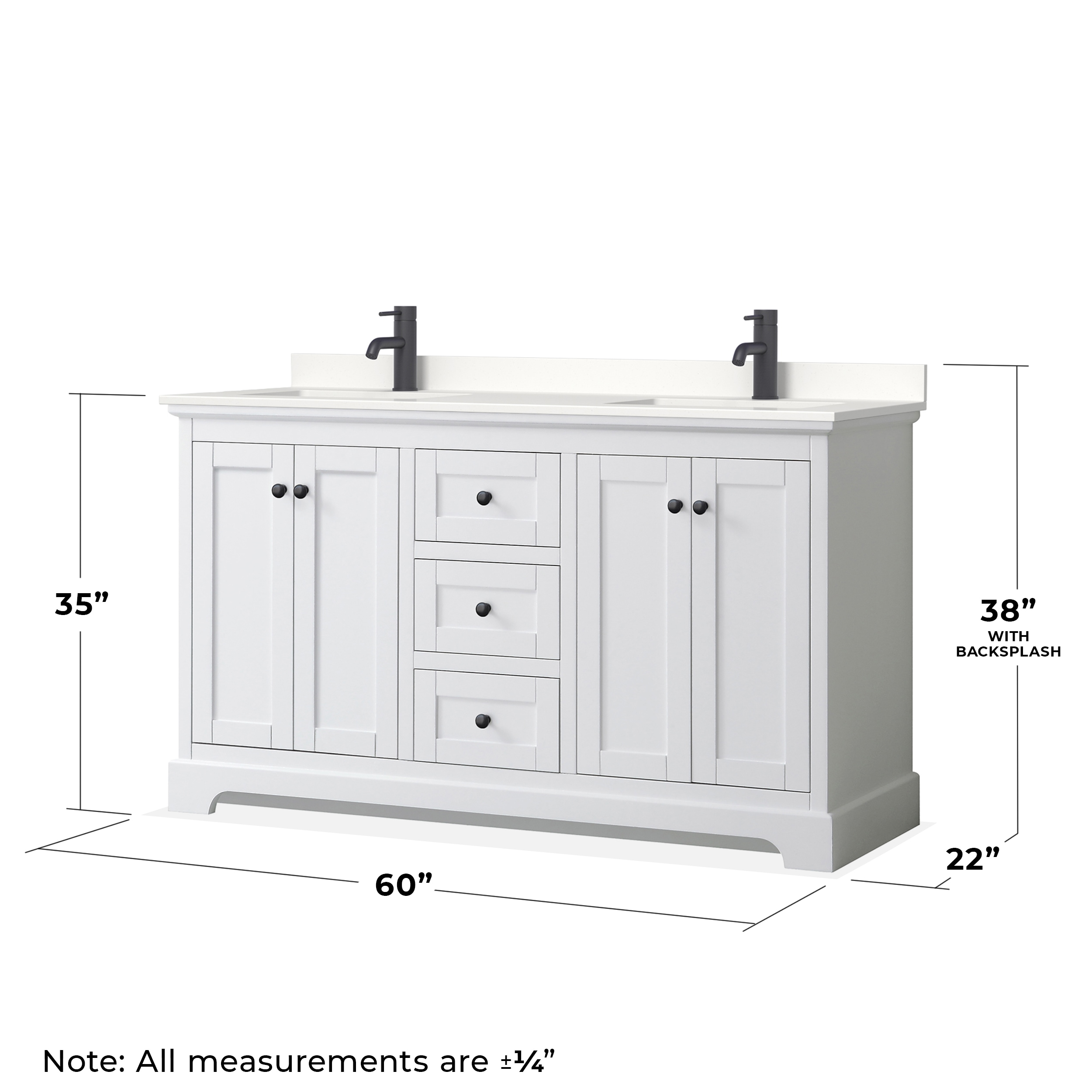 Wyndham Collection WCV232360DWBWQUNSMXX Bath-Vanity-Combo - View #5