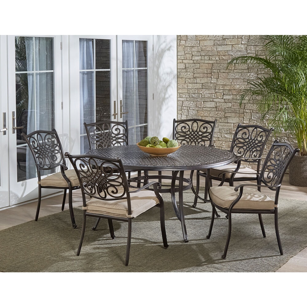 Hanover TRADDN6PCCUSH-TAN Patio-Furniture-Cushions - View #4