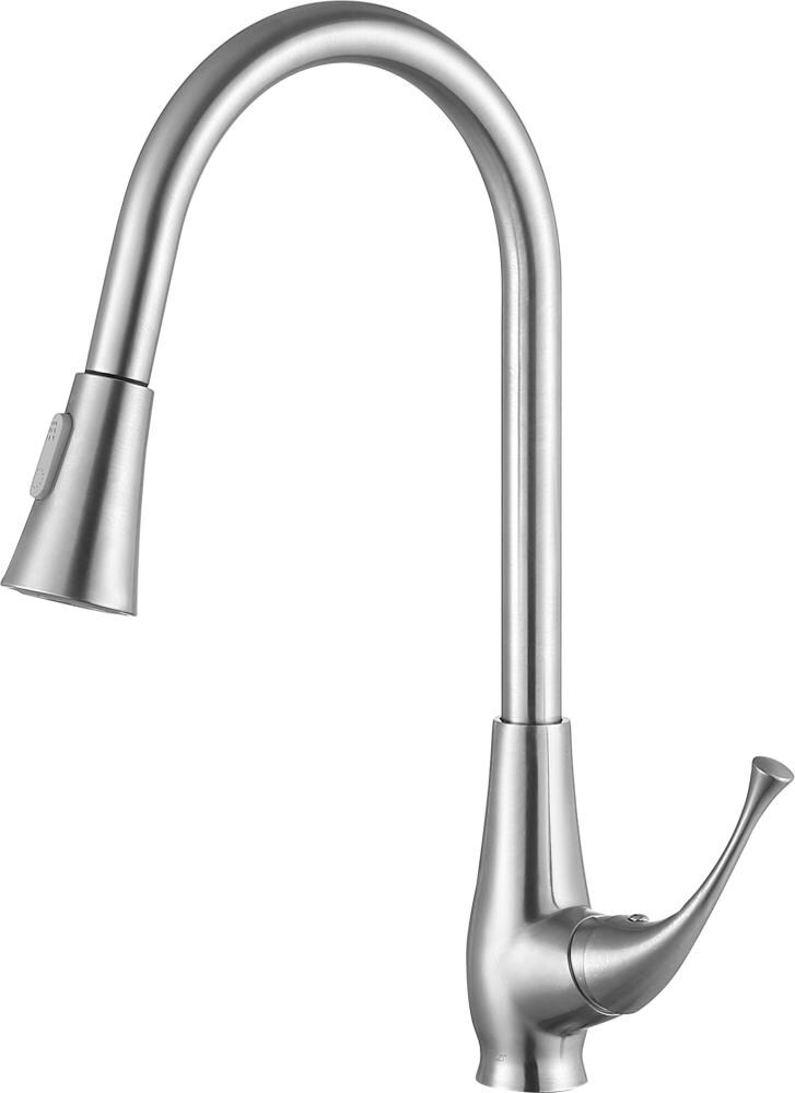 ANZZI Meadow Oil Rubbed Bronze 1-Handle Deck-Mount Pull-Out Handle Kitchen Faucet