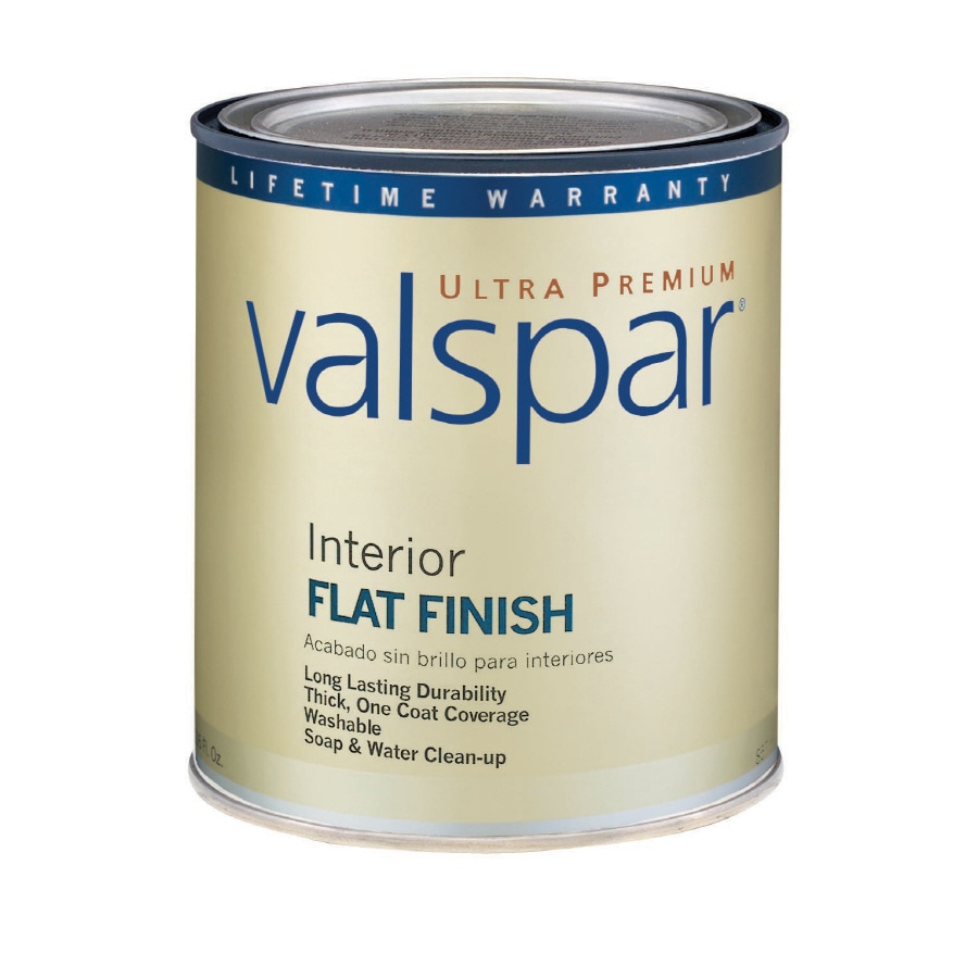 Valspar Ultra Premium Flat Tintable Latex Interior Paint (1-quart) In ...