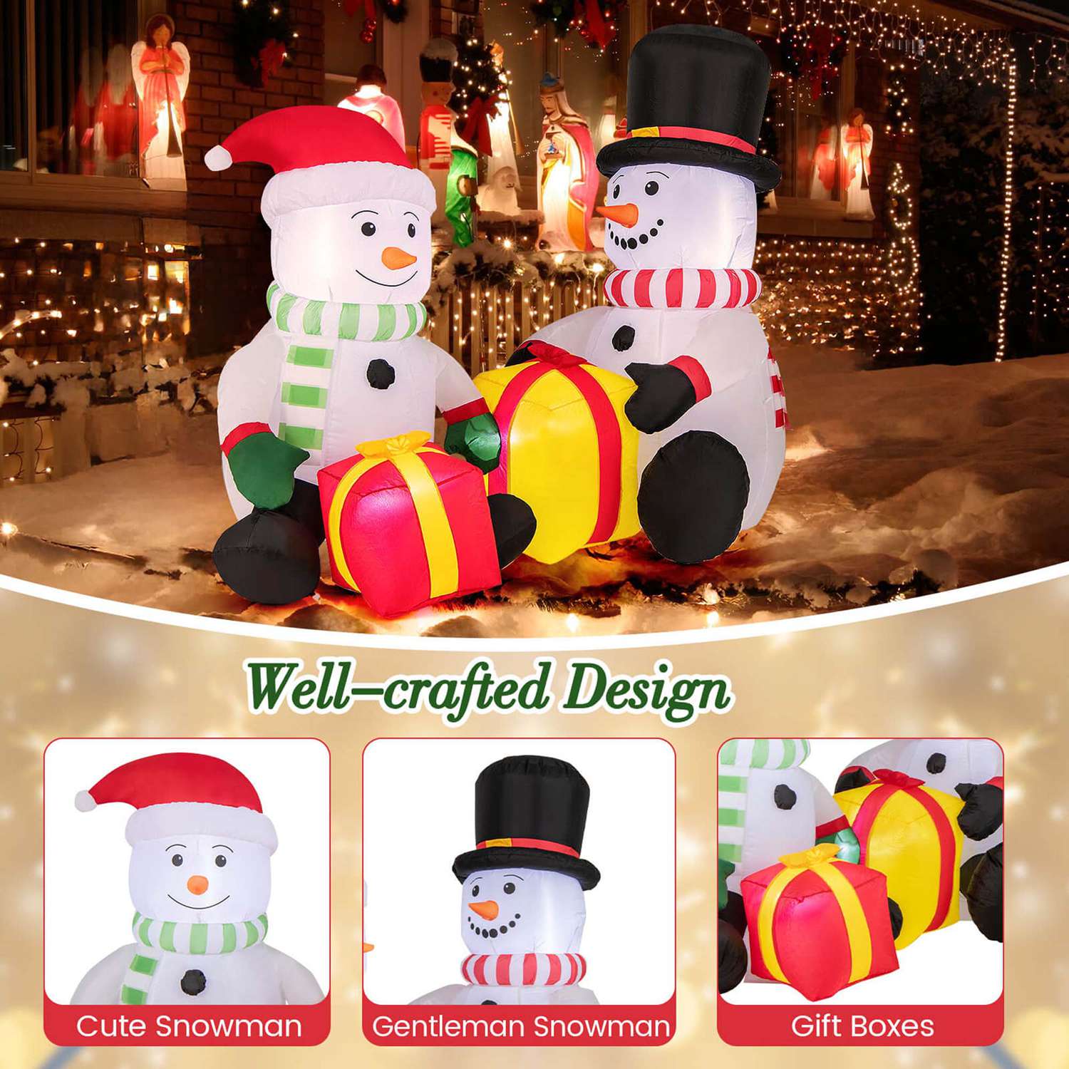 Costway HCST04329 Christmas-Inflatables - View #10