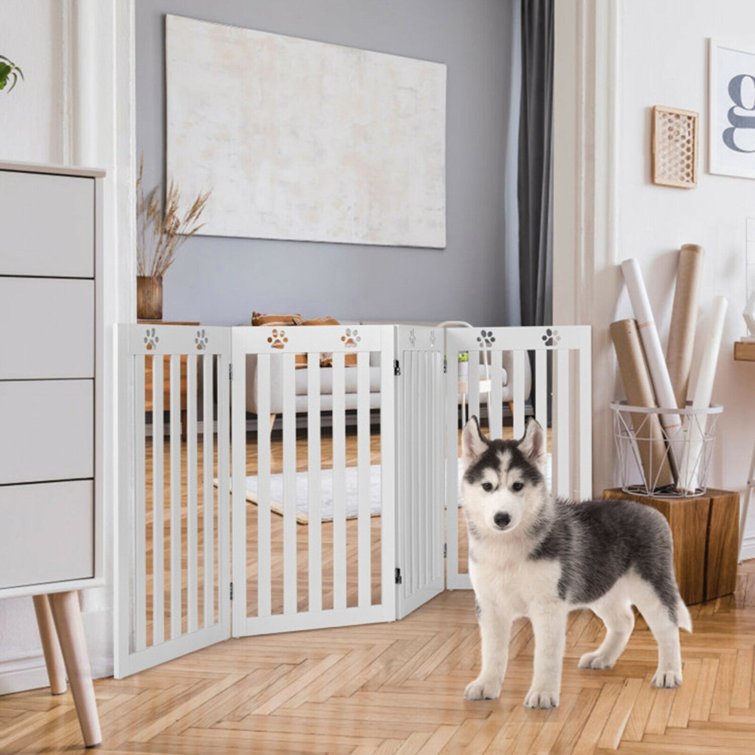 Mondawe MO-PS7403WH Pet-Gates - View #3