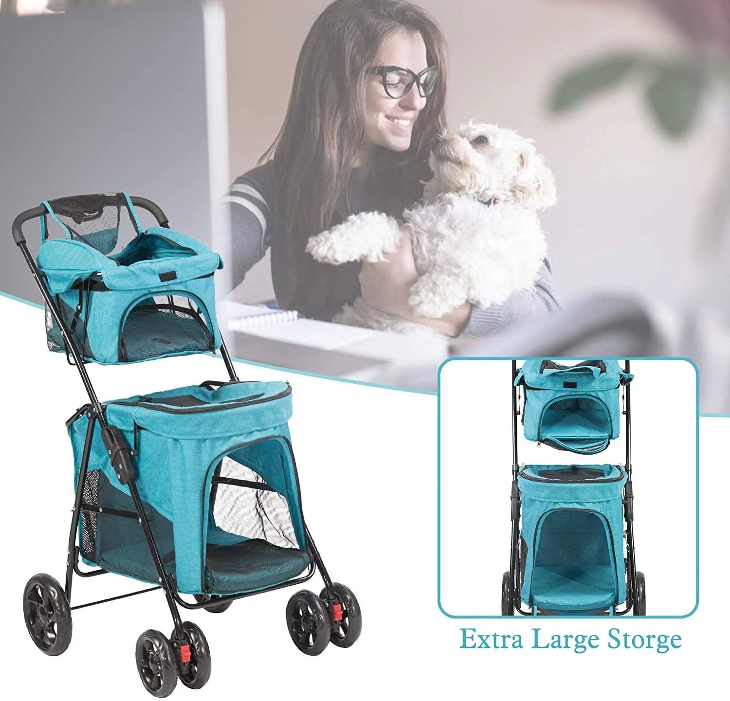 Siavonce ZX-I3VE7 Pet-Strollers - View #3