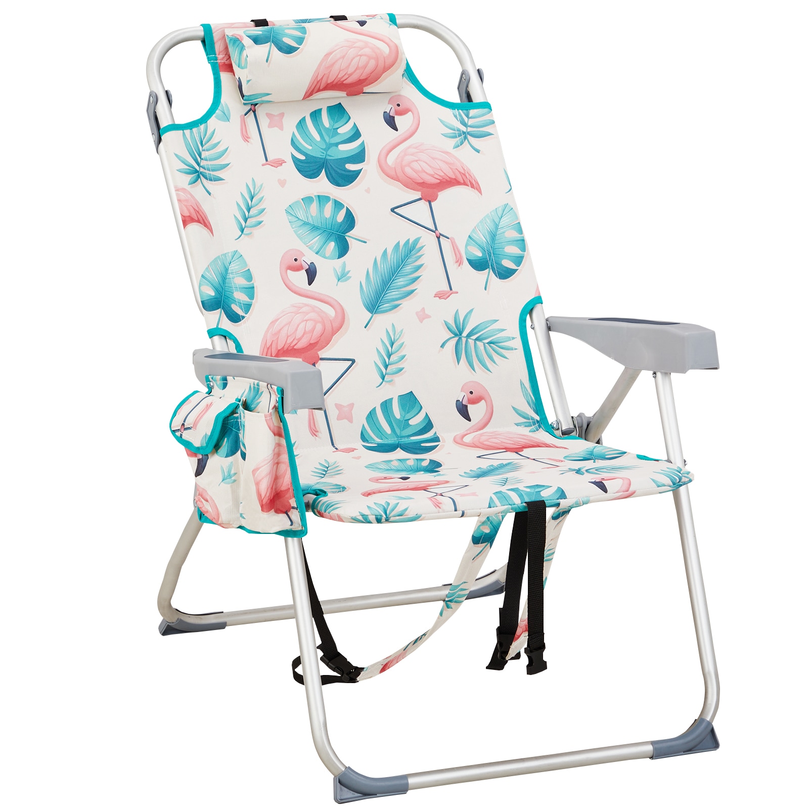 Winado LO1G58000549 Polyester Multiple colors/finishes Folding Beach chair Adjustable and Carrying Strap/Handle Included