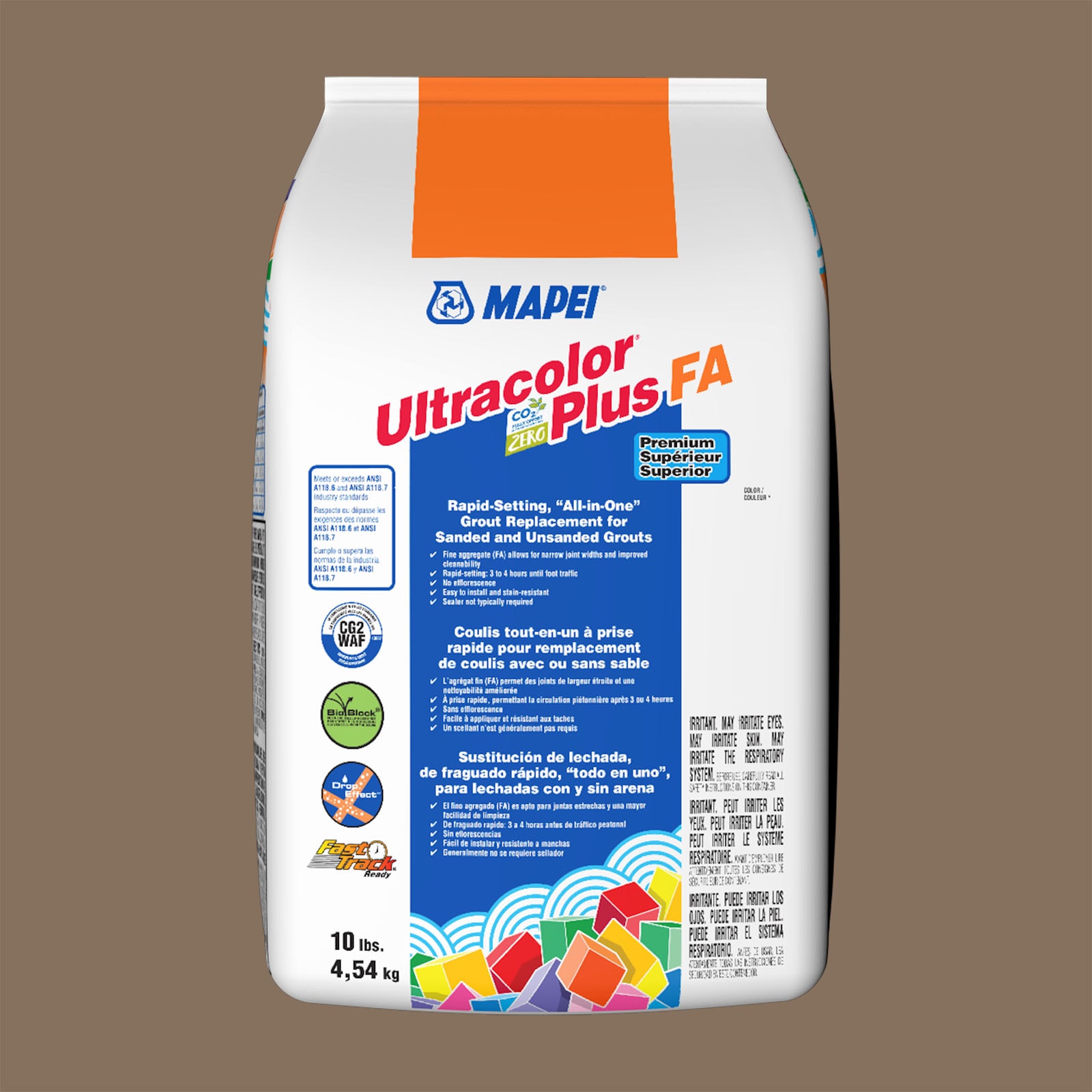 MAPEI 6BU504205 Ultracolor Plus FA Mocha #5042 All-in-one Grout (10-lb)