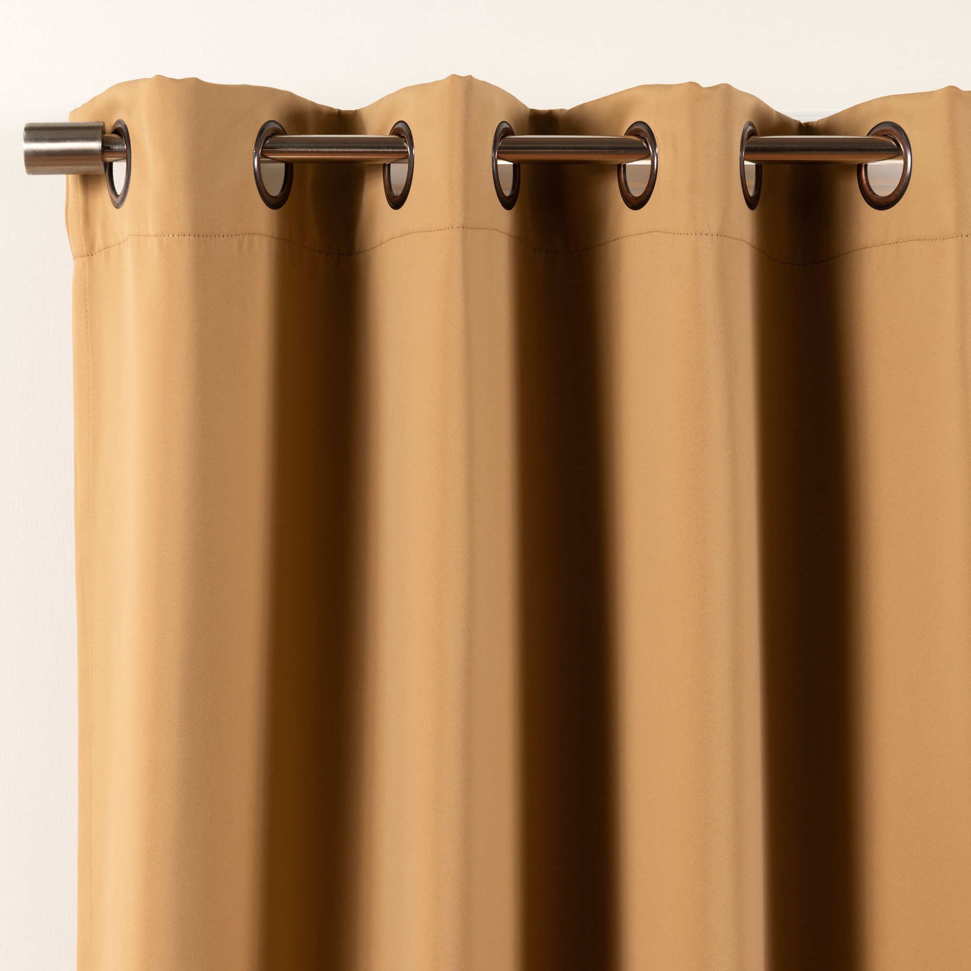 Best Home Fashion GR-WIDE-100X96-WHEAT curtains - View #2